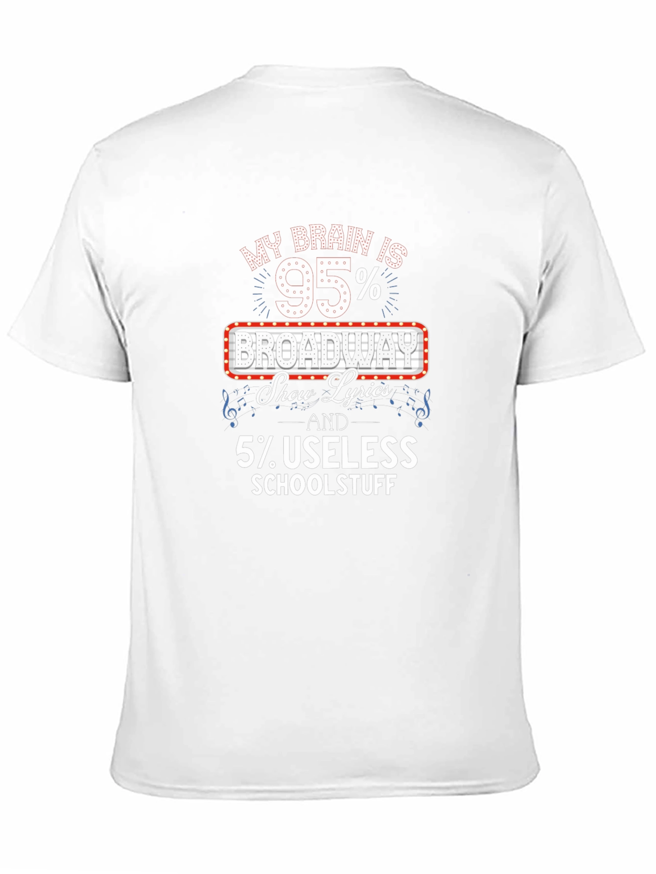 Broadway Show Lyrics T-Shirt - Funny Theater Fan Tee