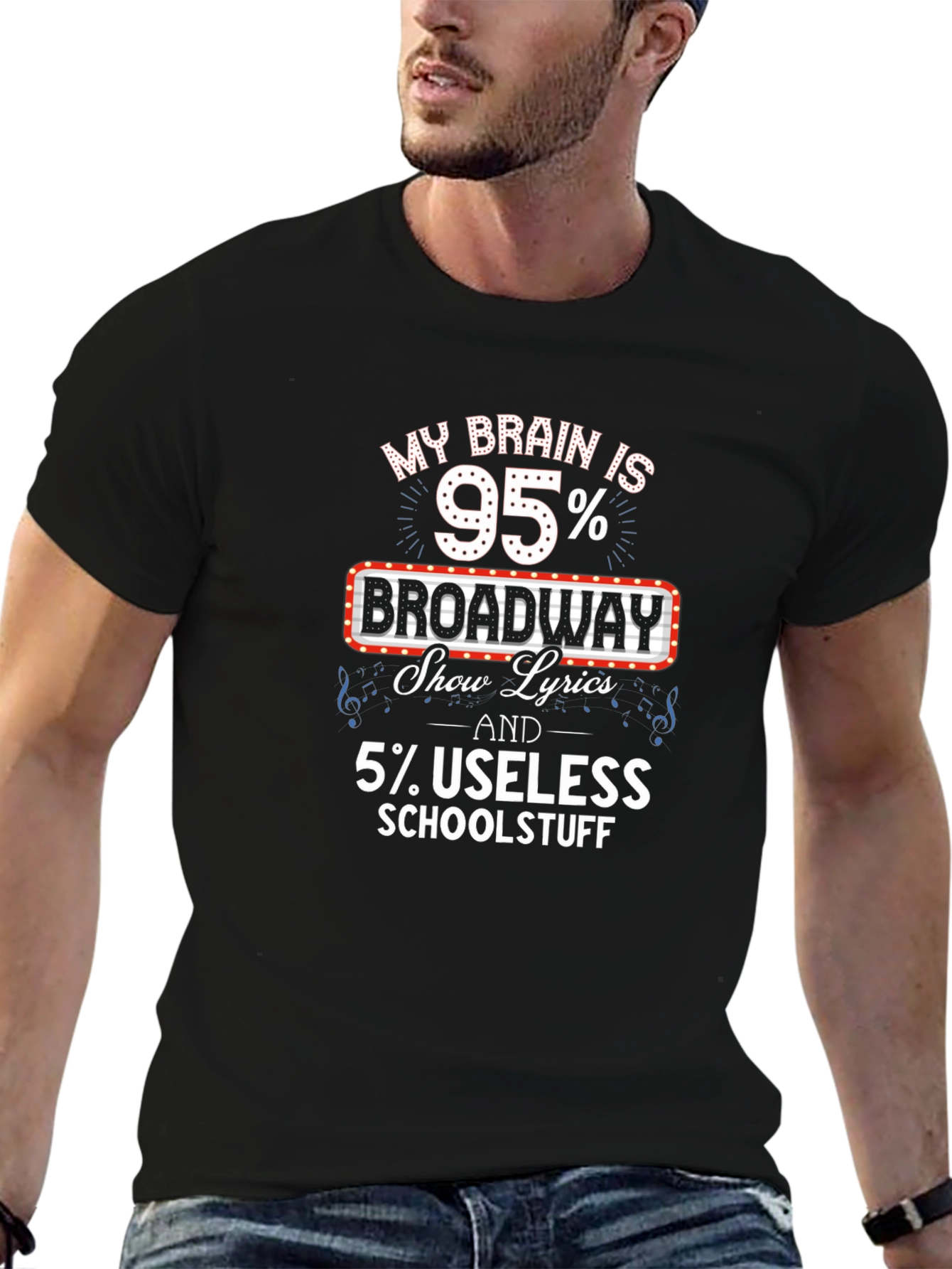 Broadway Show Lyrics T-Shirt - Funny Theater Fan Tee