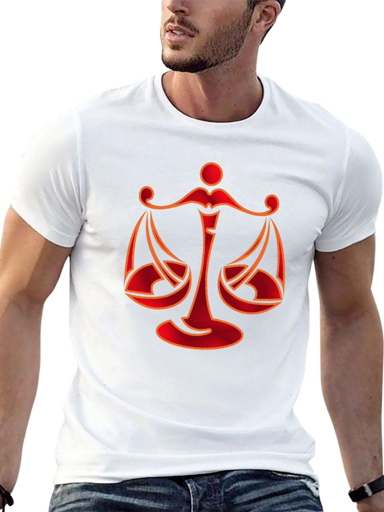 Libra Zodiac Graphic Tee - Stylish Black T-Shirt