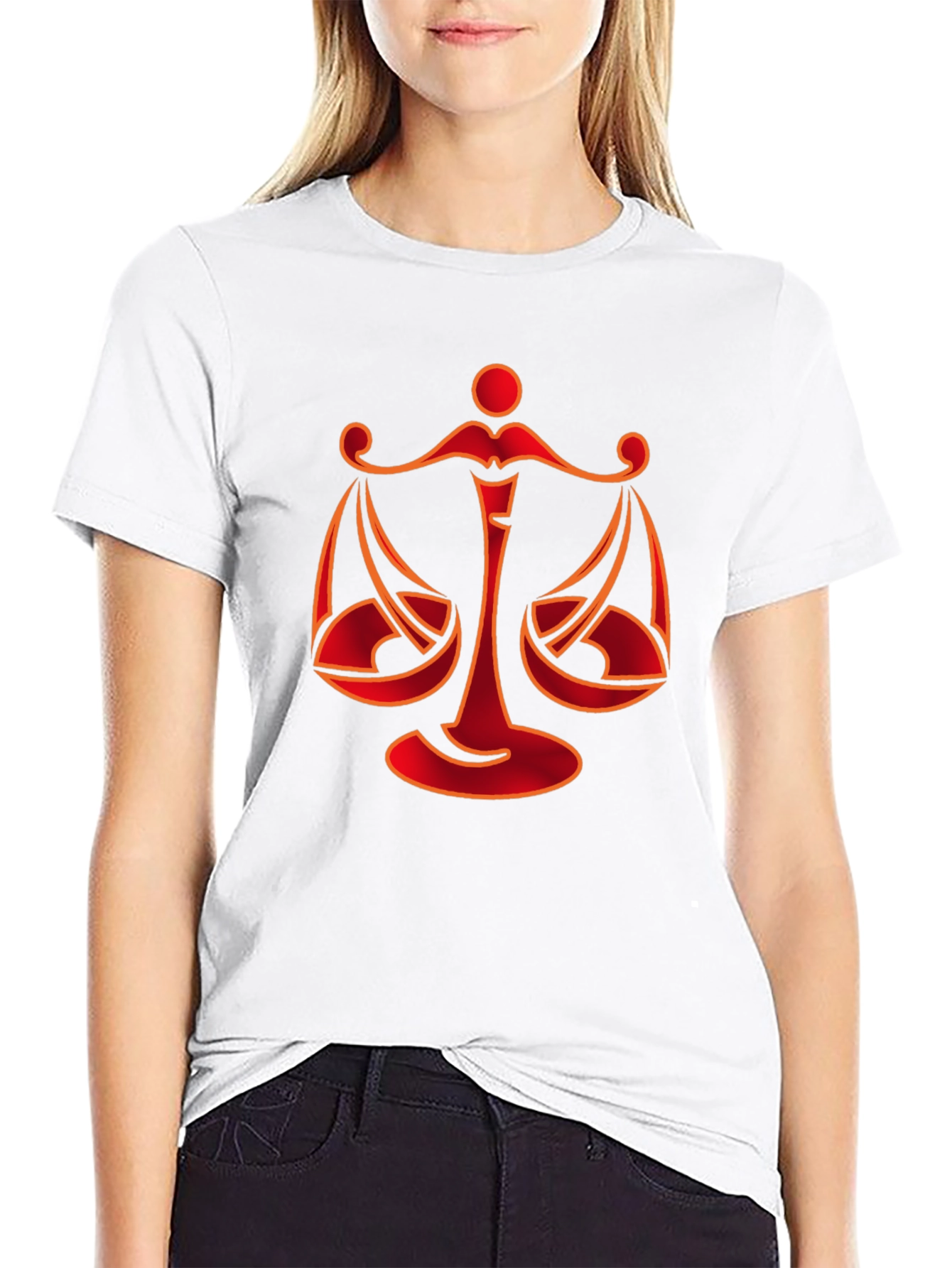 Libra Zodiac Graphic Tee - Stylish Black T-Shirt