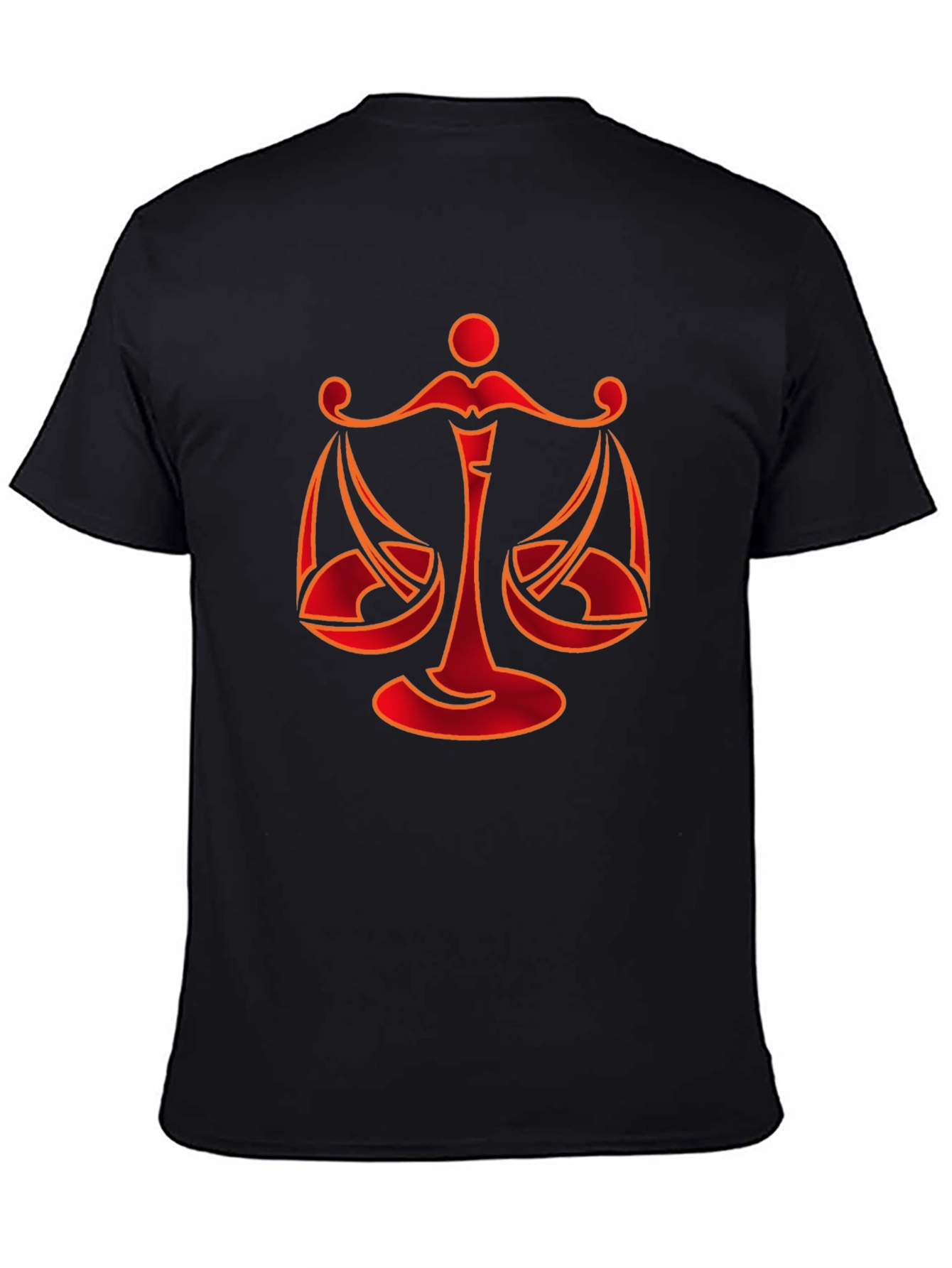 Libra Zodiac Graphic Tee - Stylish Black T-Shirt