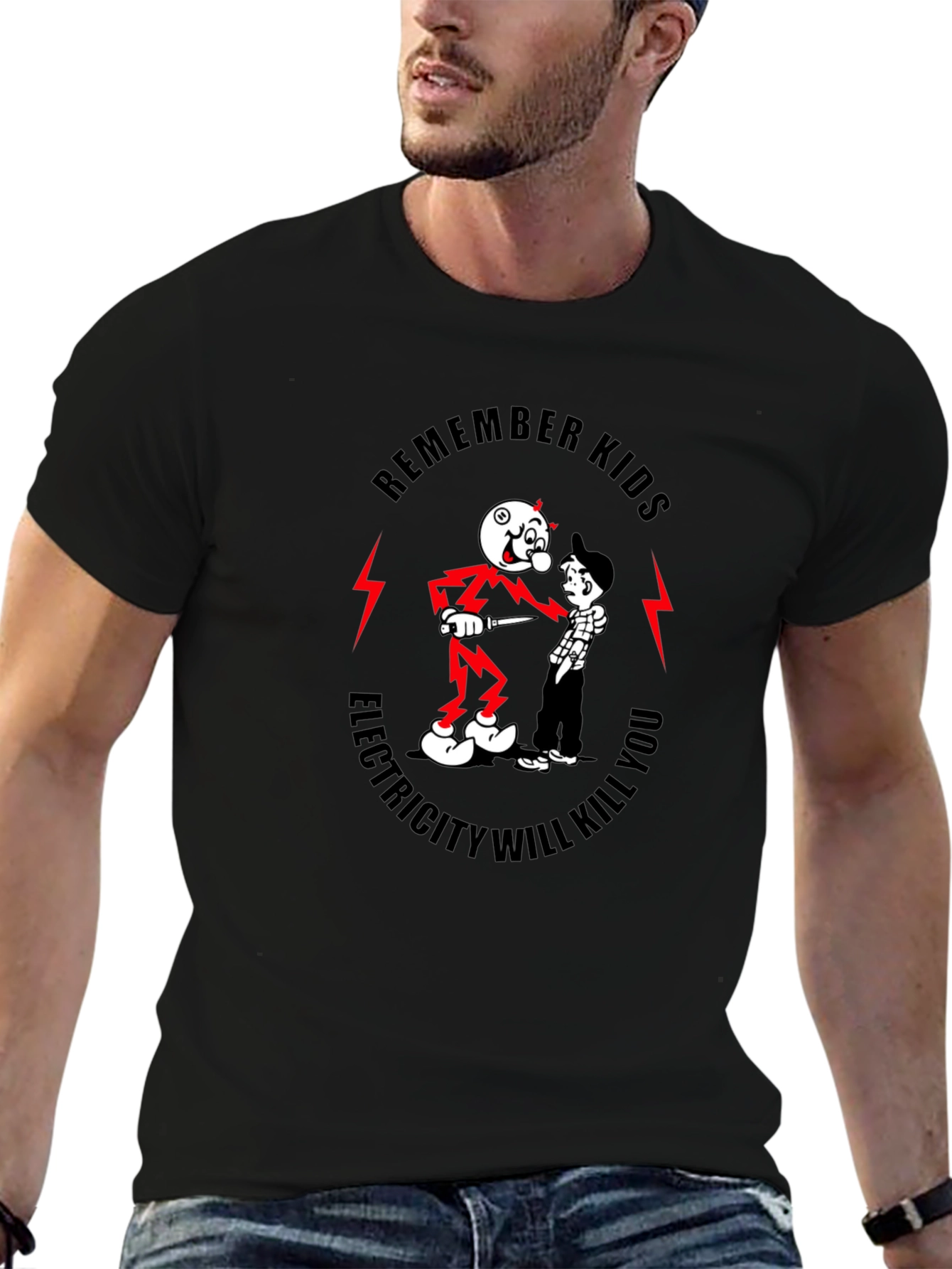 Remember Kids Electricity Will Kill You T-Shirt