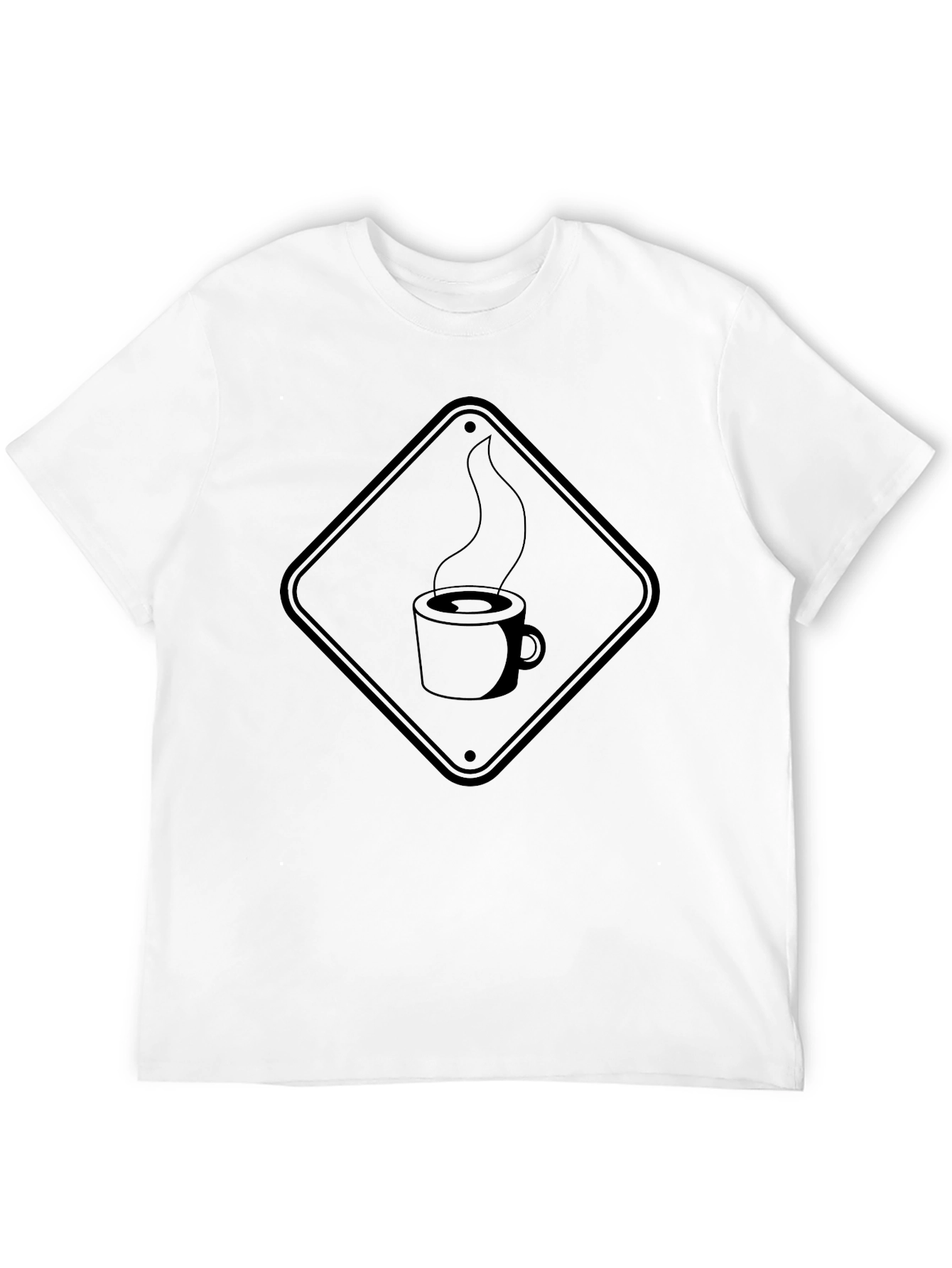 Coffee Hazard Mens Black T-Shirt