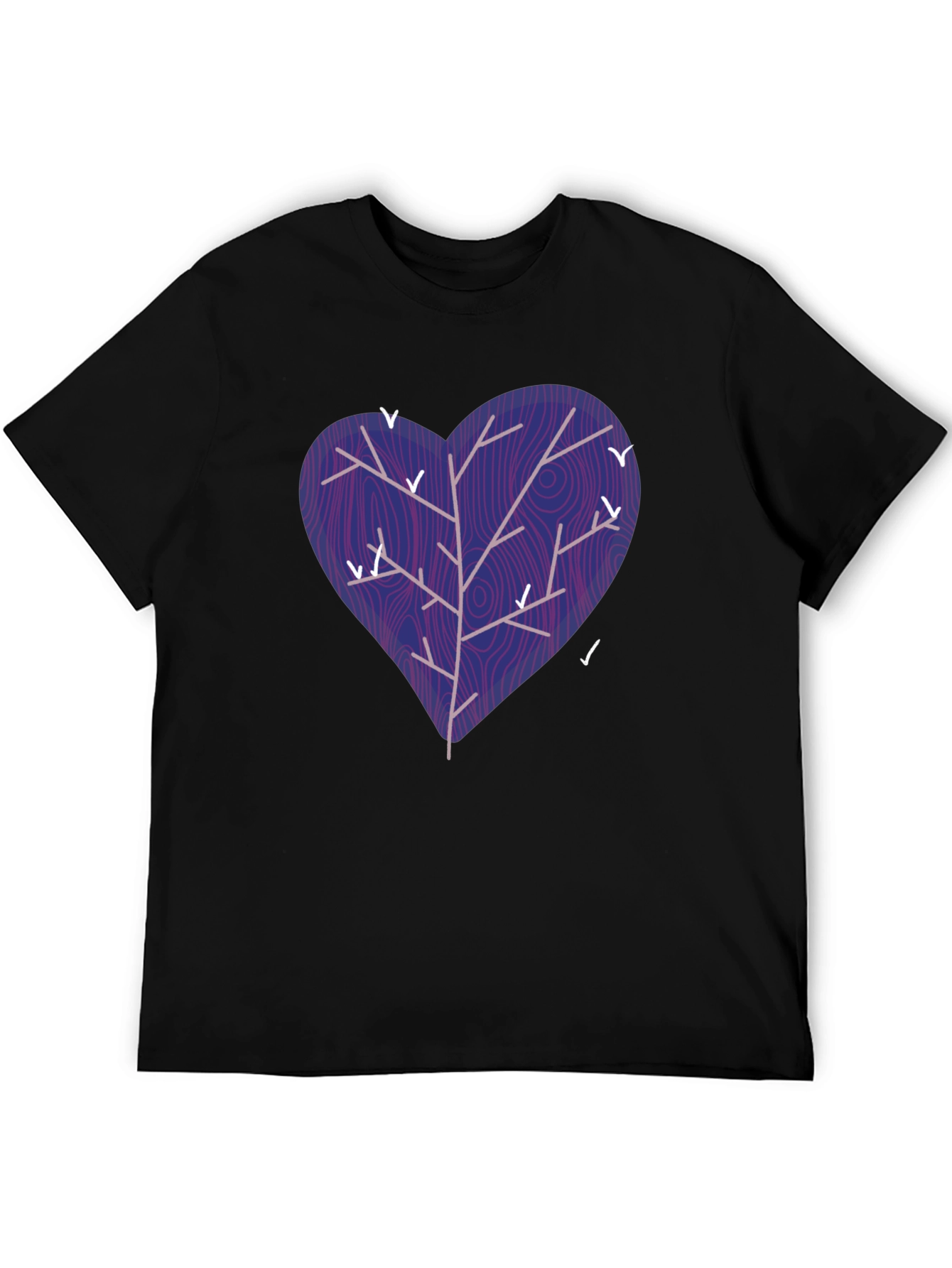 Heart Tree Graphic T-Shirt - Unique Design