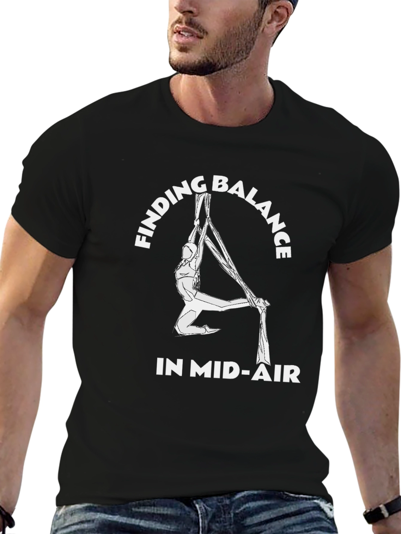 Finding Balance Tee - Aerial Silks T-Shirt