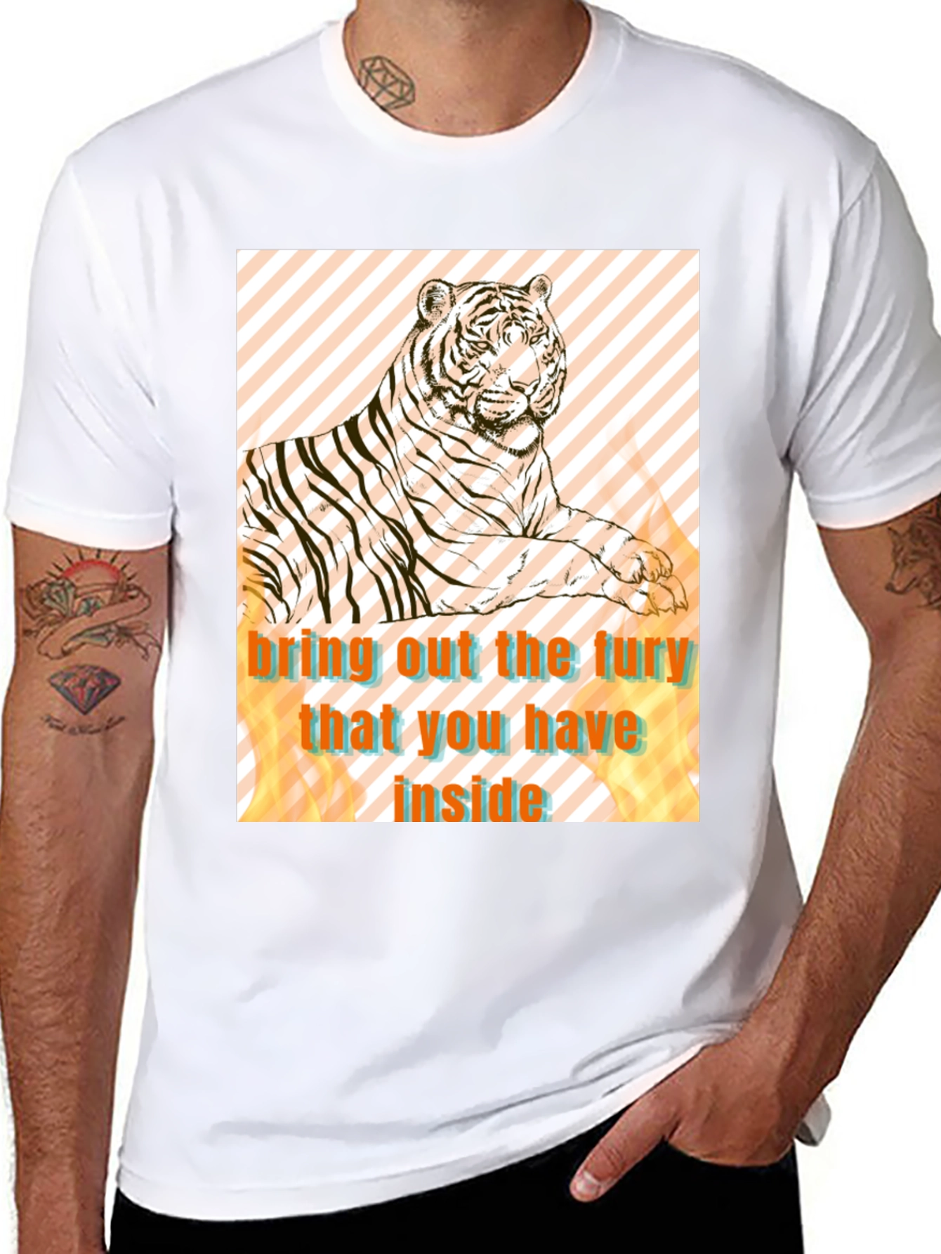 Tiger Fury Graphic Tee - Unleash Your Inner Beast!