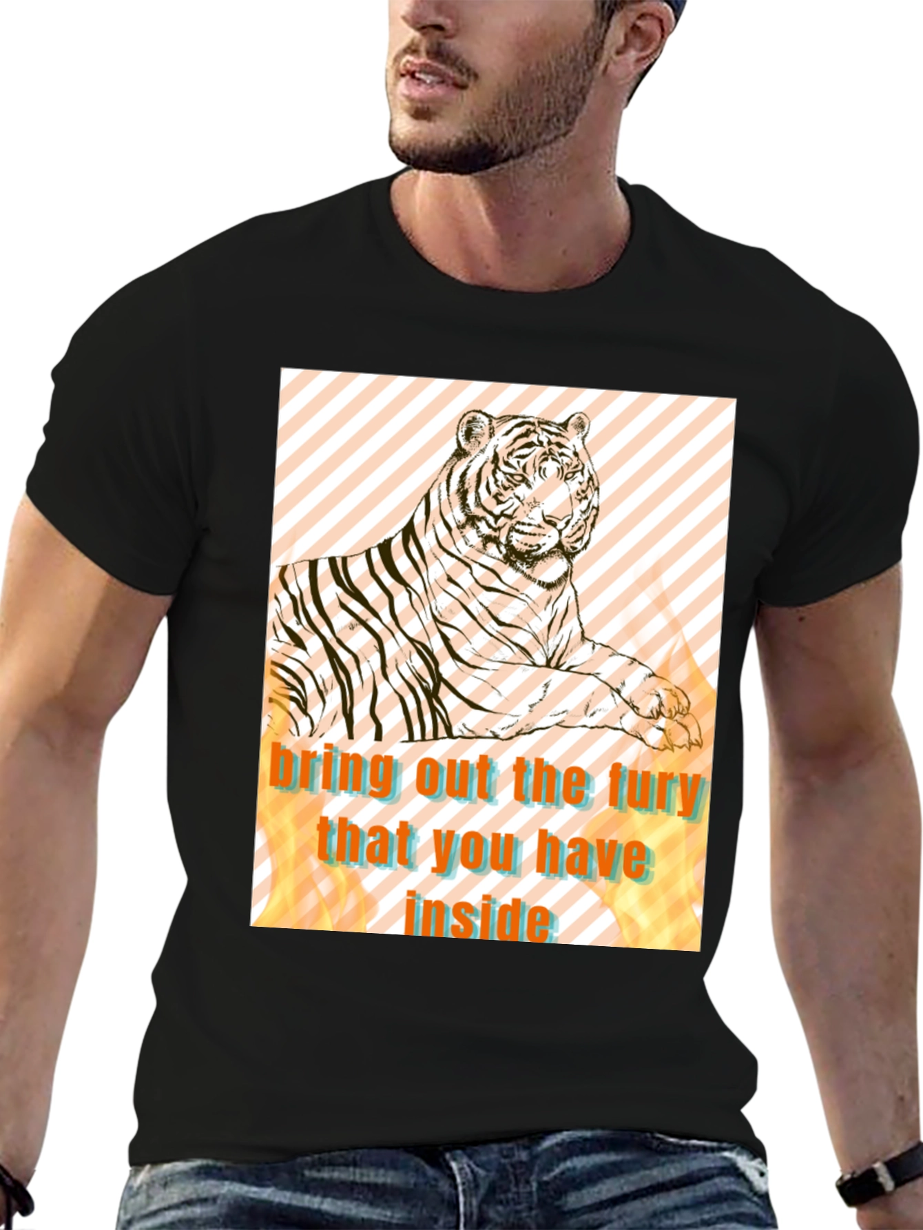 Tiger Fury Graphic Tee - Unleash Your Inner Beast!