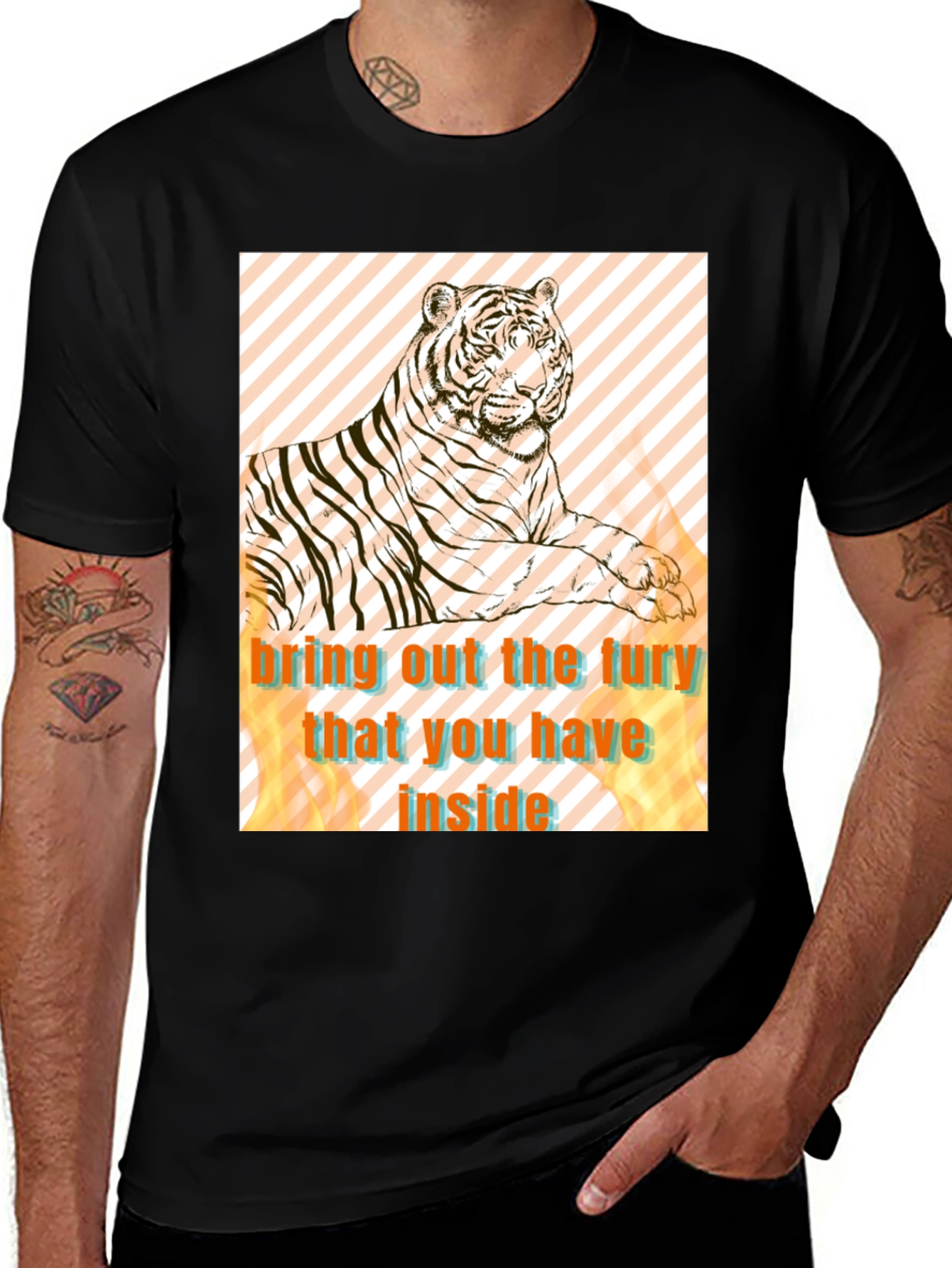 Tiger Fury Graphic Tee - Unleash Your Inner Beast!