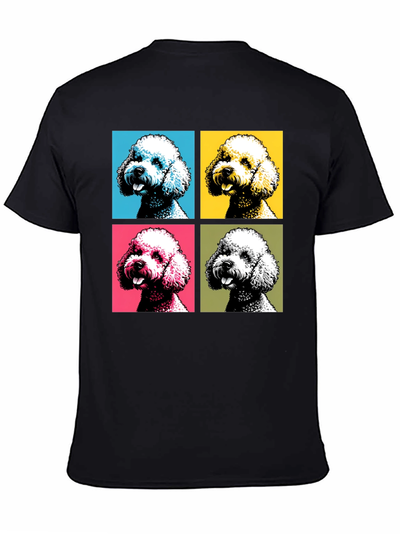 Pop Art Poodle T-Shirt - Unique Graphic Tee