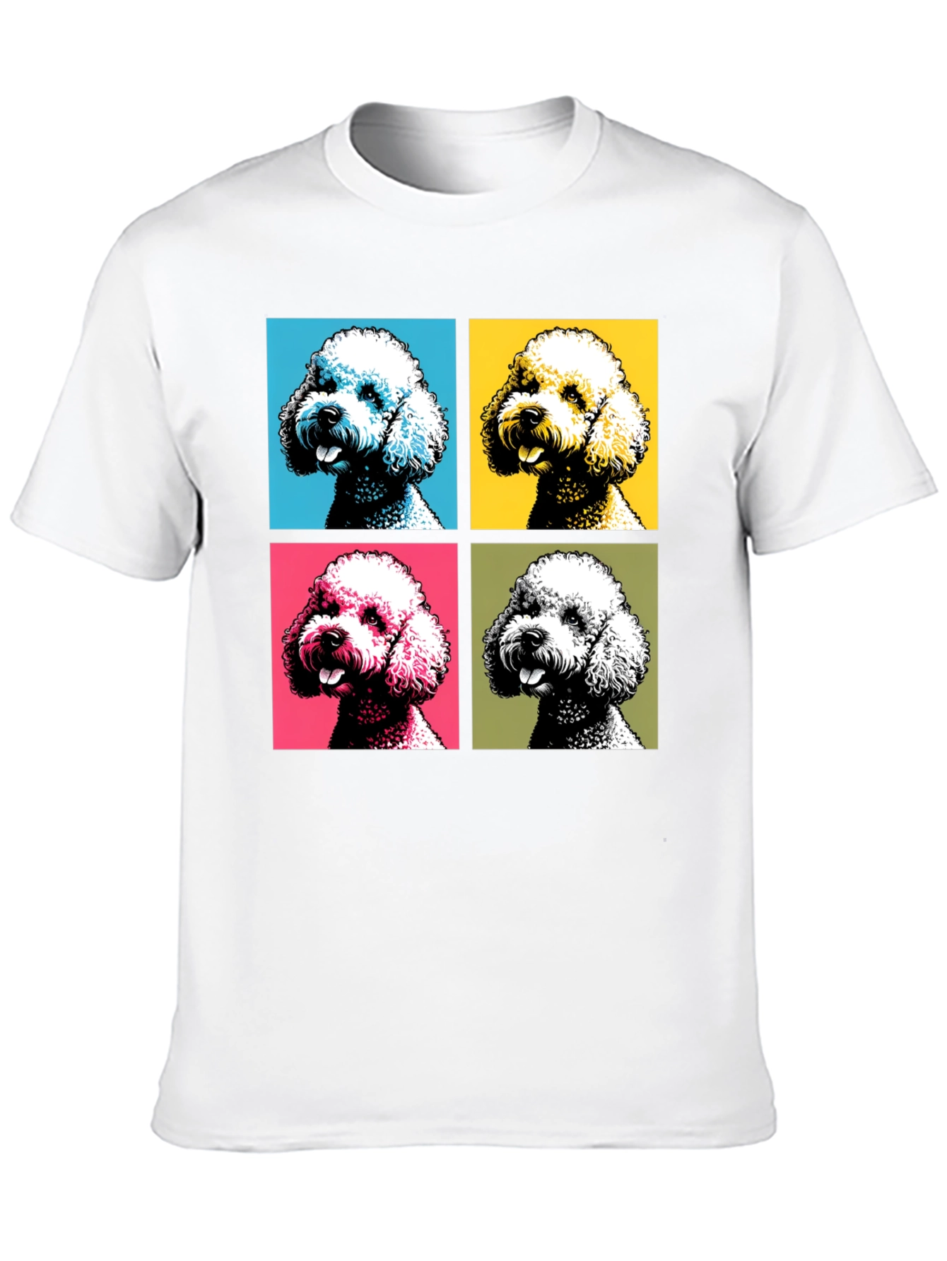 Pop Art Poodle T-Shirt - Unique Graphic Tee