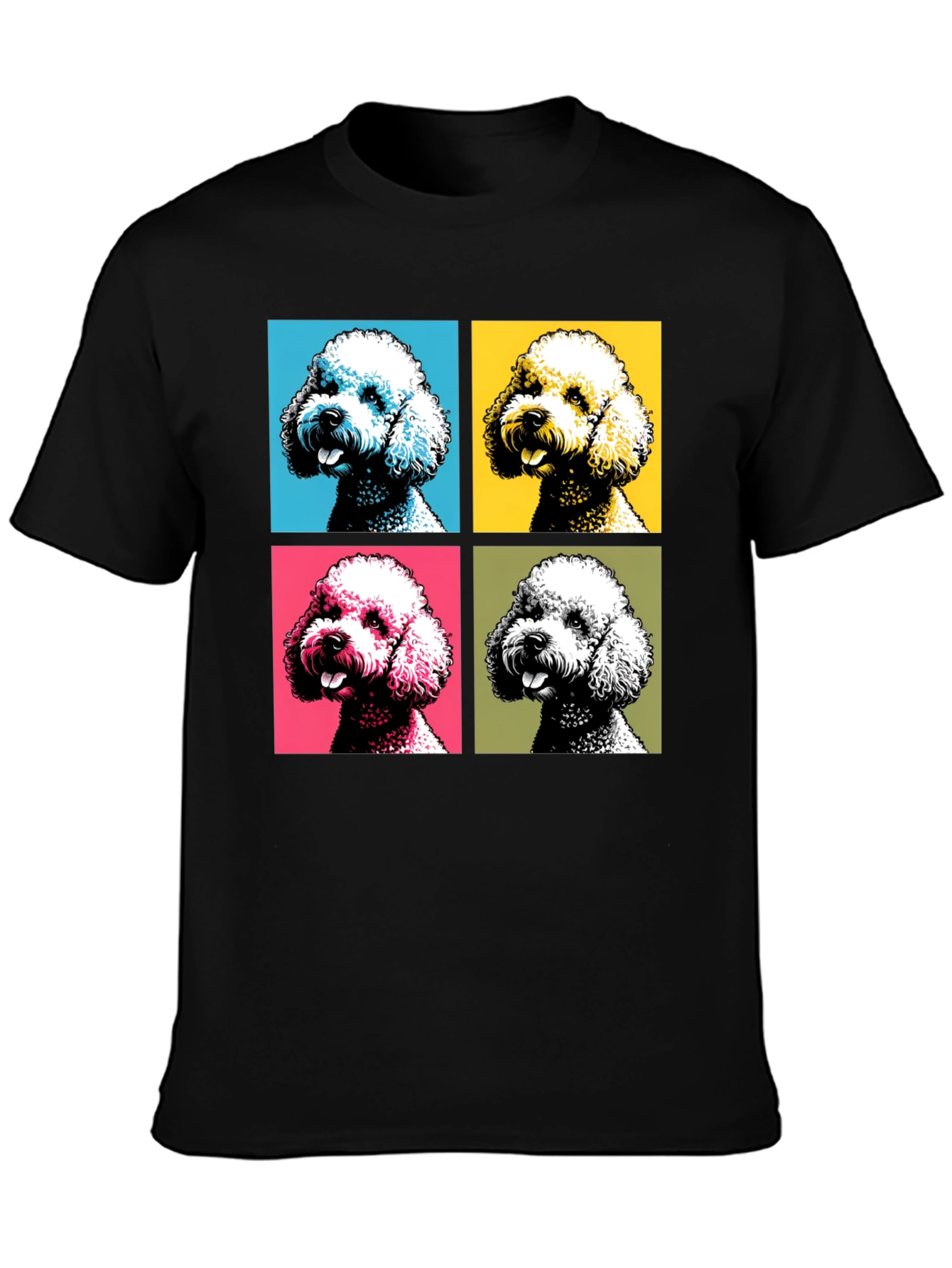 Pop Art Poodle T-Shirt - Unique Graphic Tee
