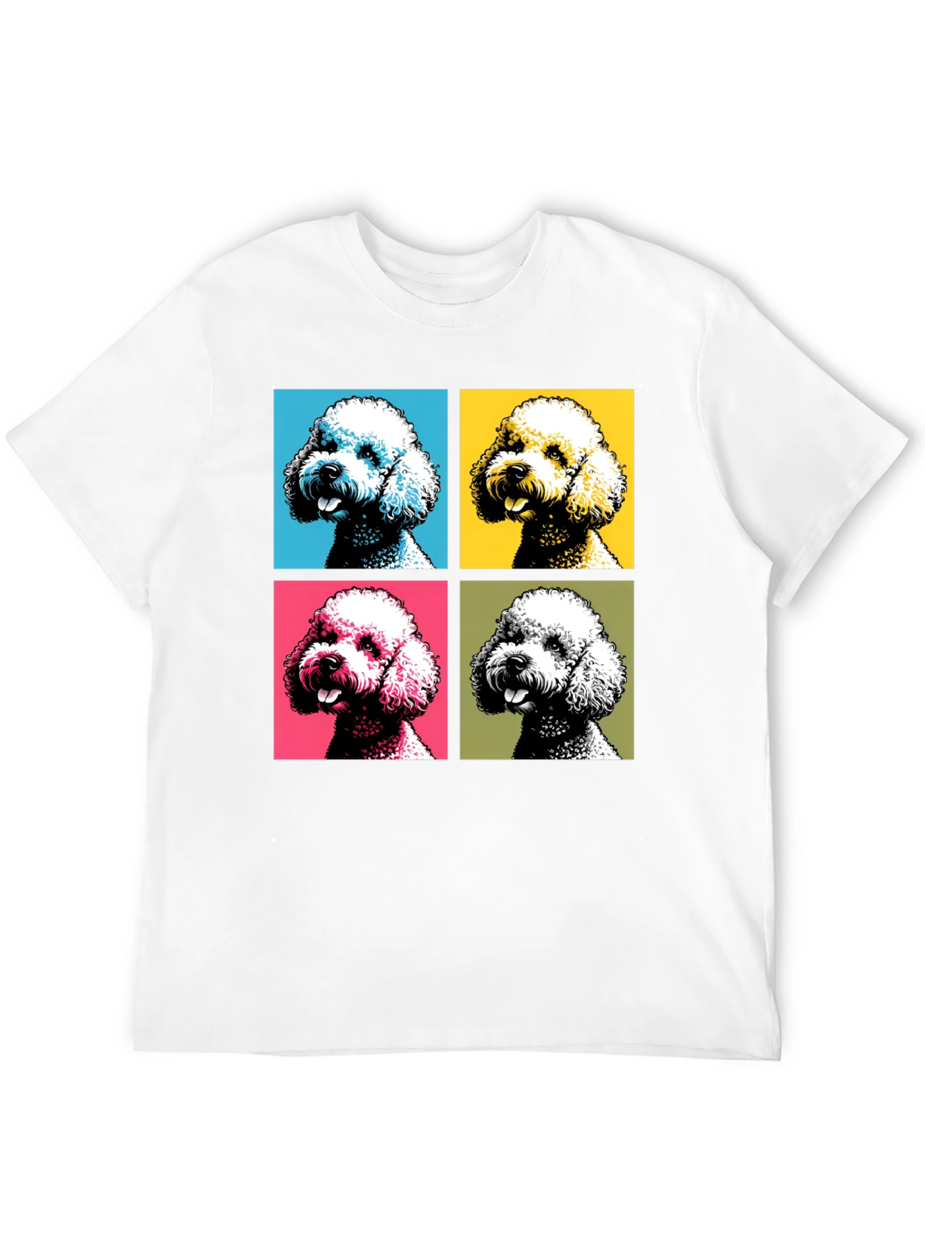 Pop Art Poodle T-Shirt - Unique Graphic Tee