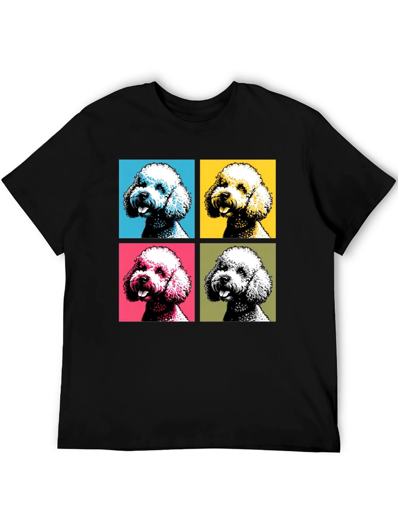 Pop Art Poodle T-Shirt - Unique Graphic Tee
