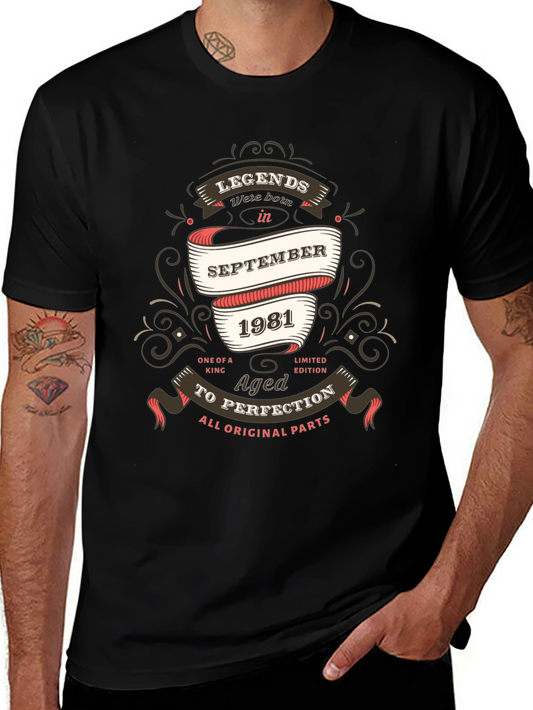 Legends Born in September 1981 T-Shirt