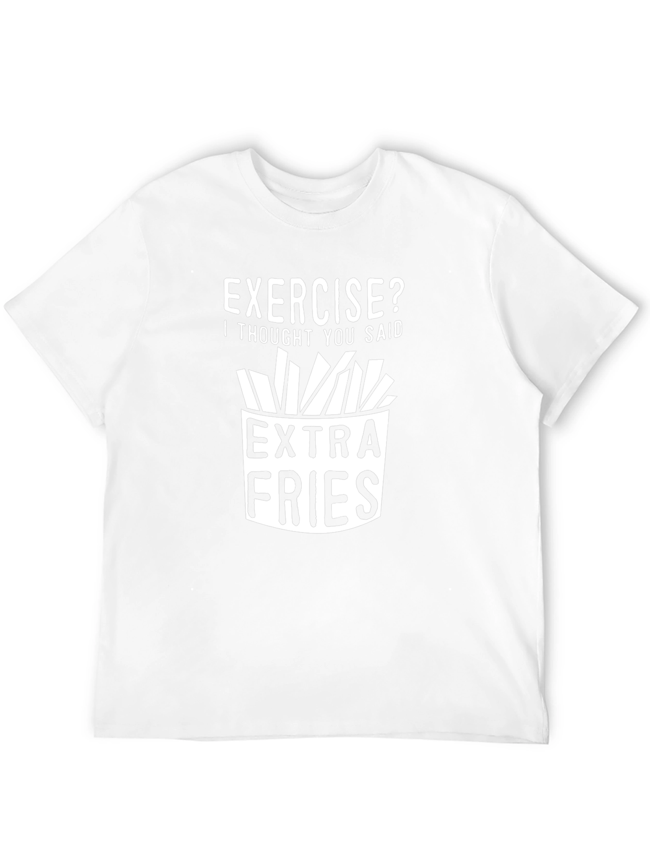 Exercise? Extra Fries Graphic Tee