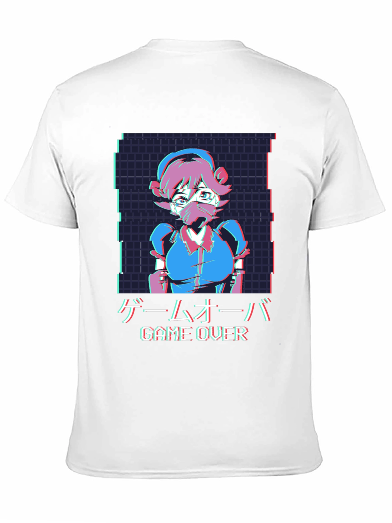 Game Over Anime Style Graphic Tee