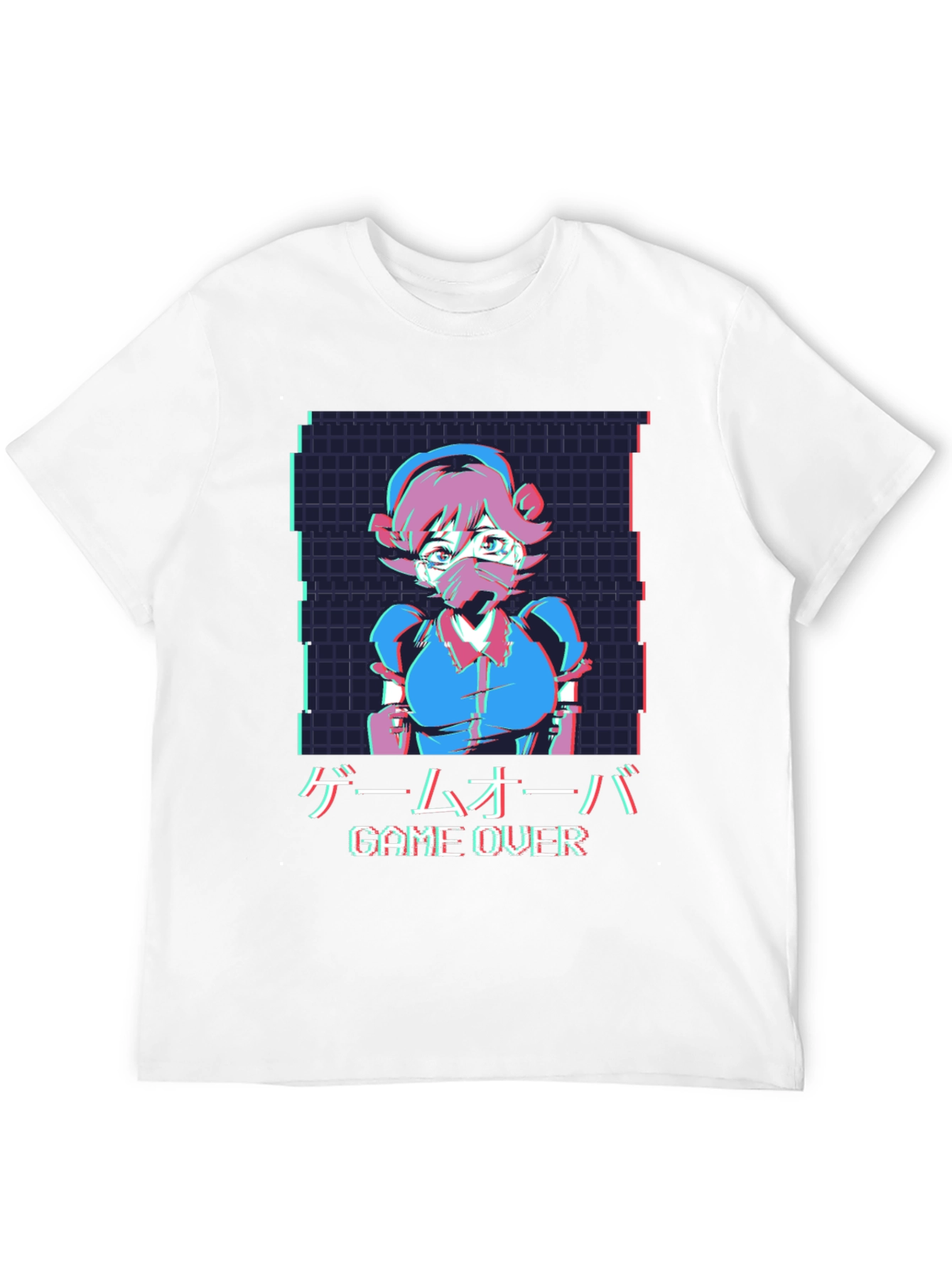 Game Over Anime Style Graphic Tee