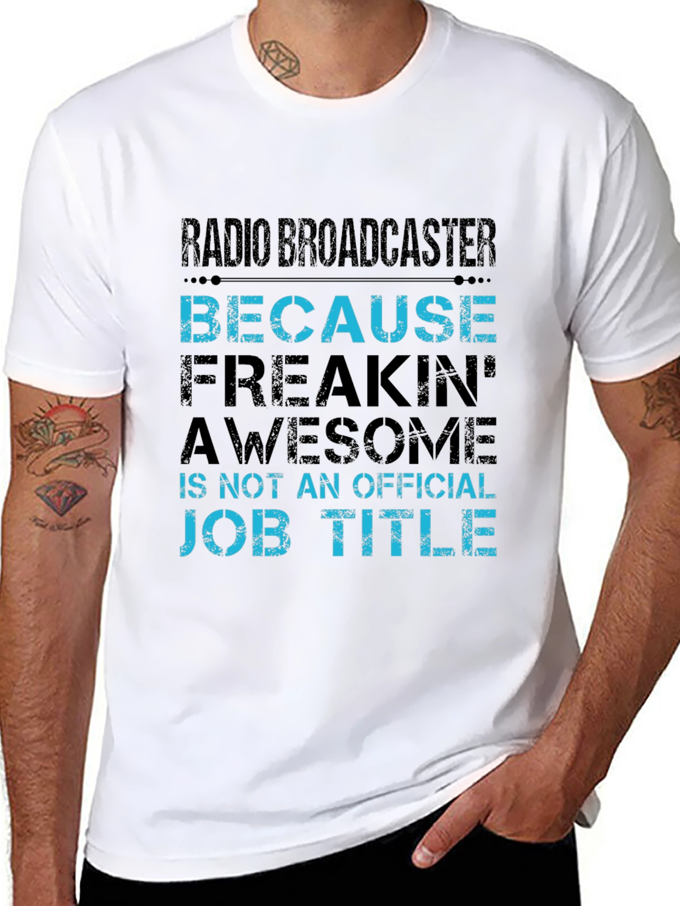 Radio Broadcaster Job Title T-Shirt