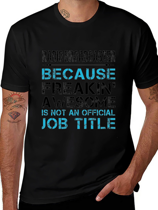 Radio Broadcaster Job Title T-Shirt