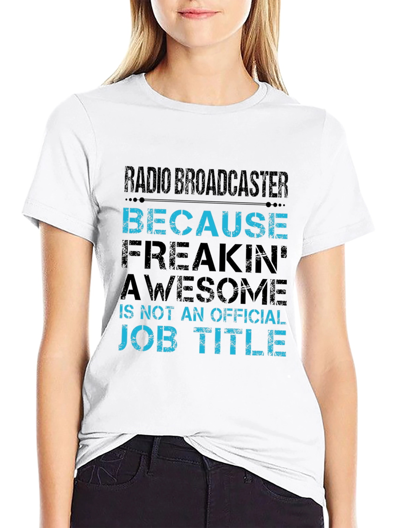 Radio Broadcaster Job Title T-Shirt