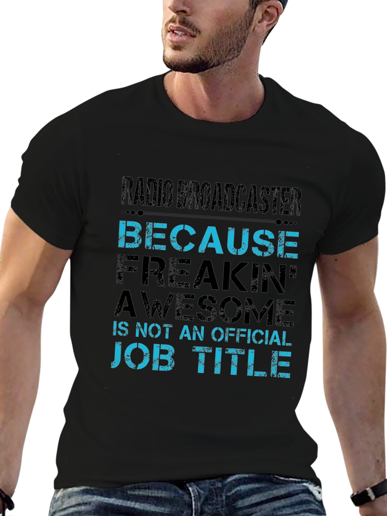 Radio Broadcaster Job Title T-Shirt
