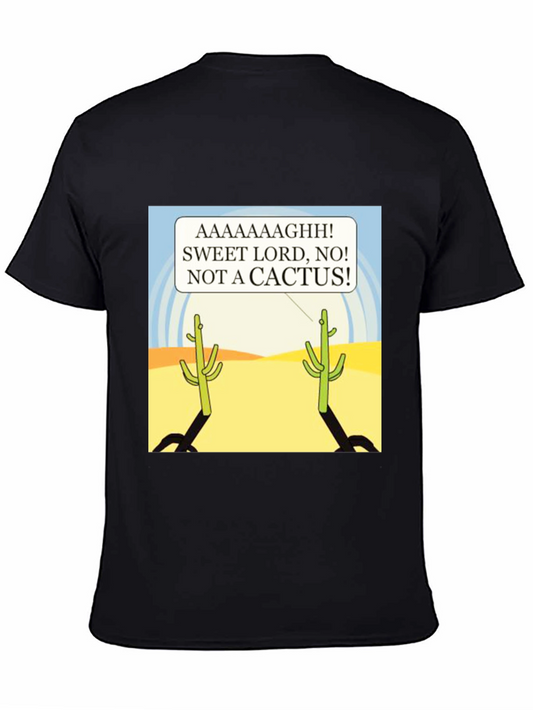Funny Cactus T-Shirt - AAAAAAGHH!