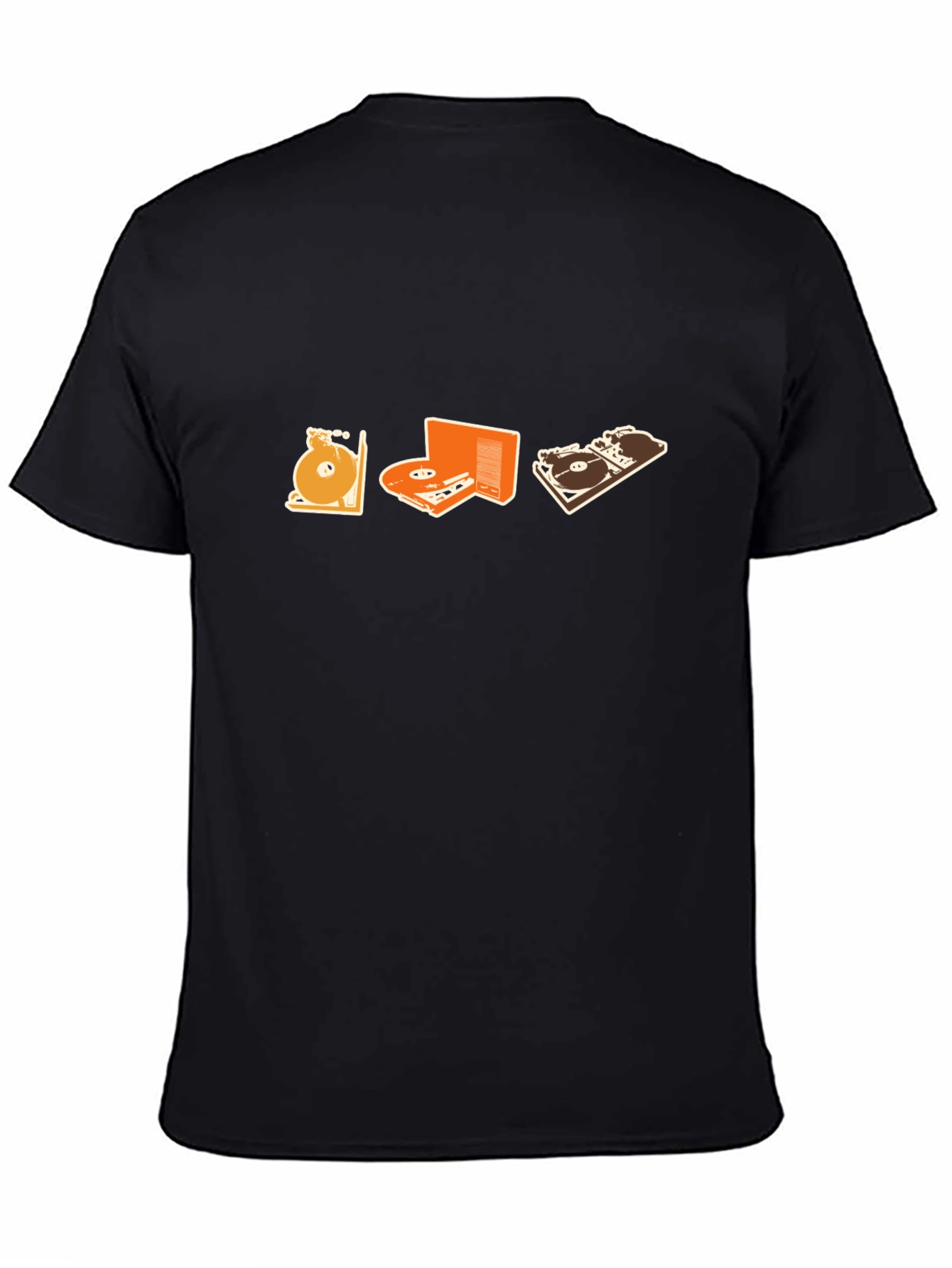 DJ Evolution Black T-Shirt - Music Lover Graphic Tee