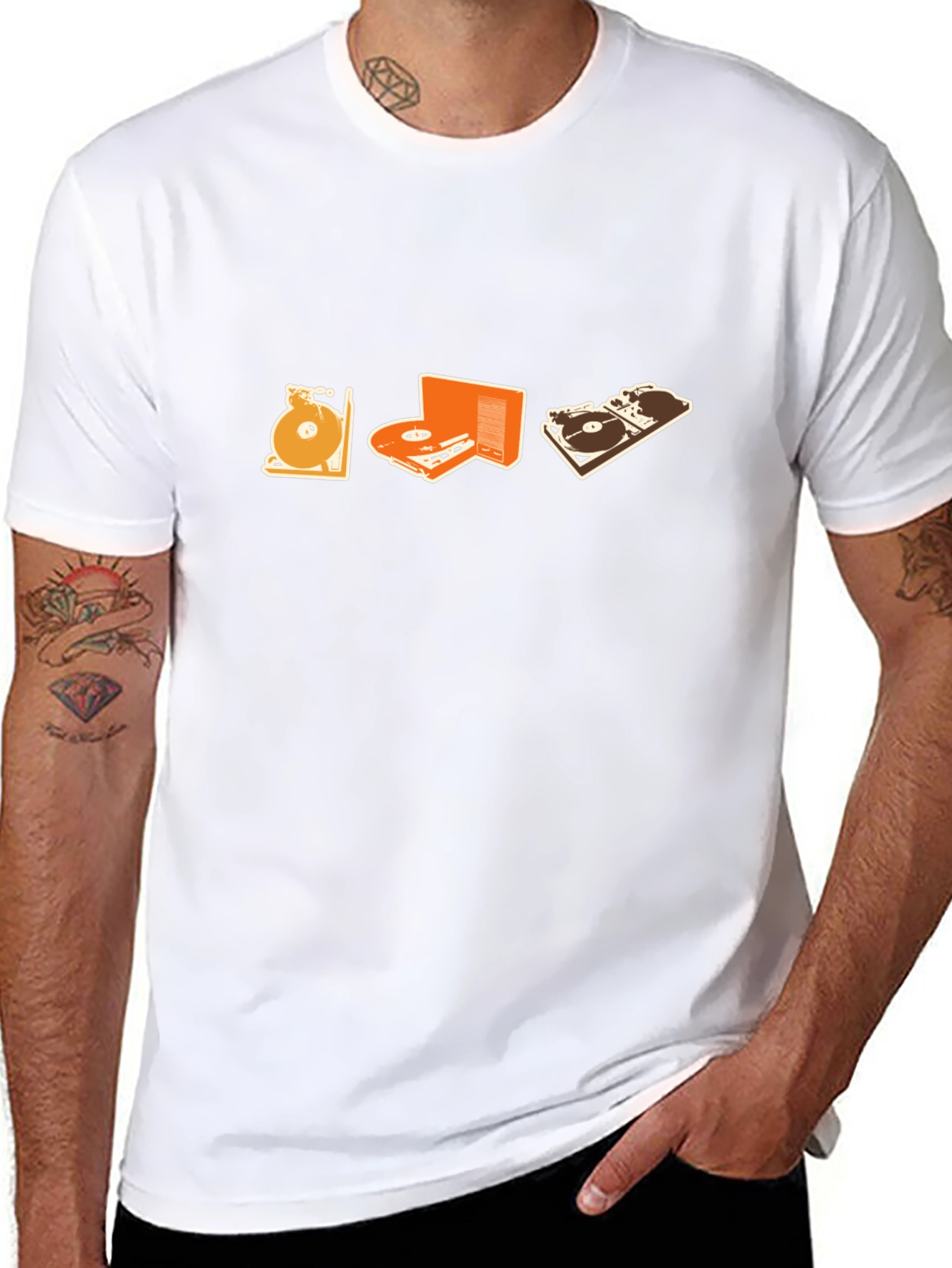 DJ Evolution Black T-Shirt - Music Lover Graphic Tee