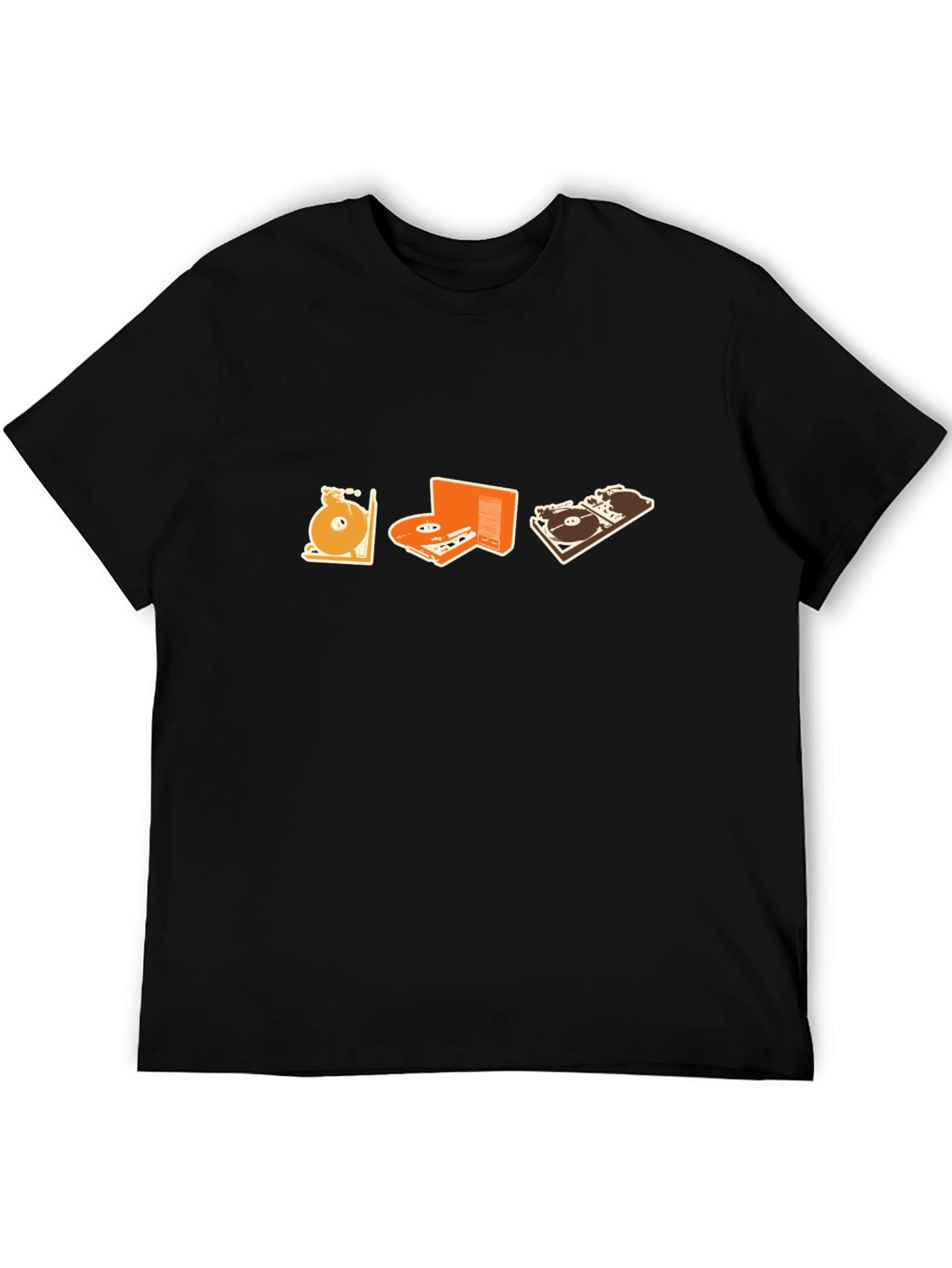 DJ Evolution Black T-Shirt - Music Lover Graphic Tee