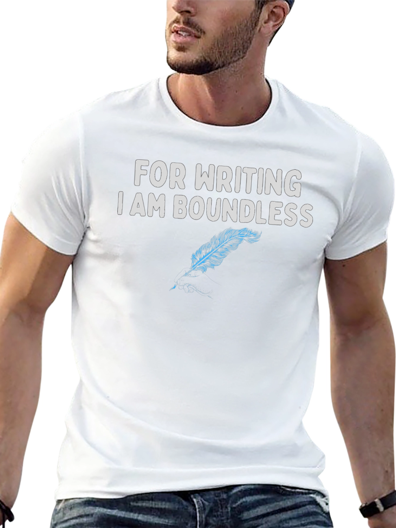 Boundless Writing T-Shirt - Quill Design
