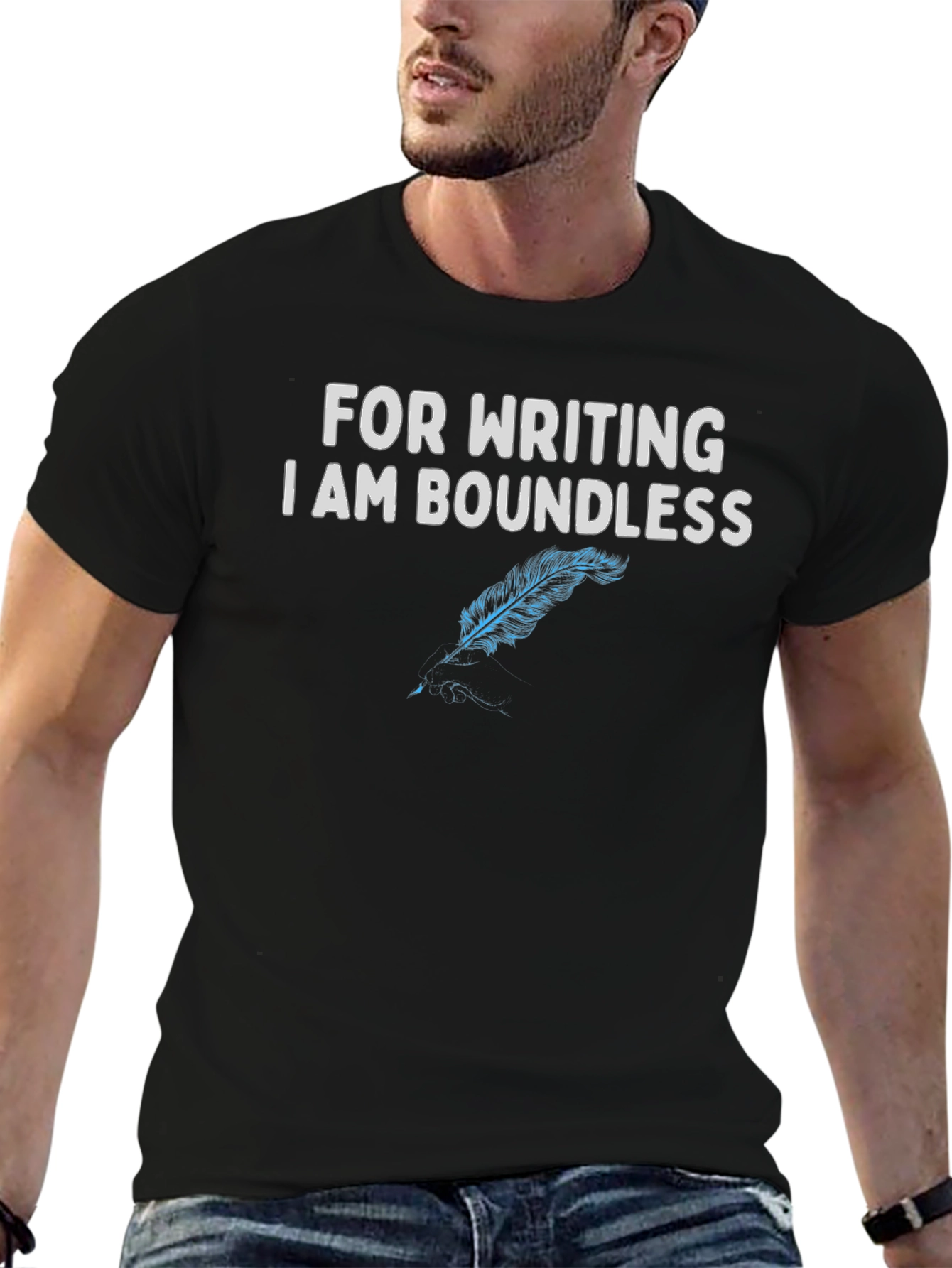 Boundless Writing T-Shirt - Quill Design