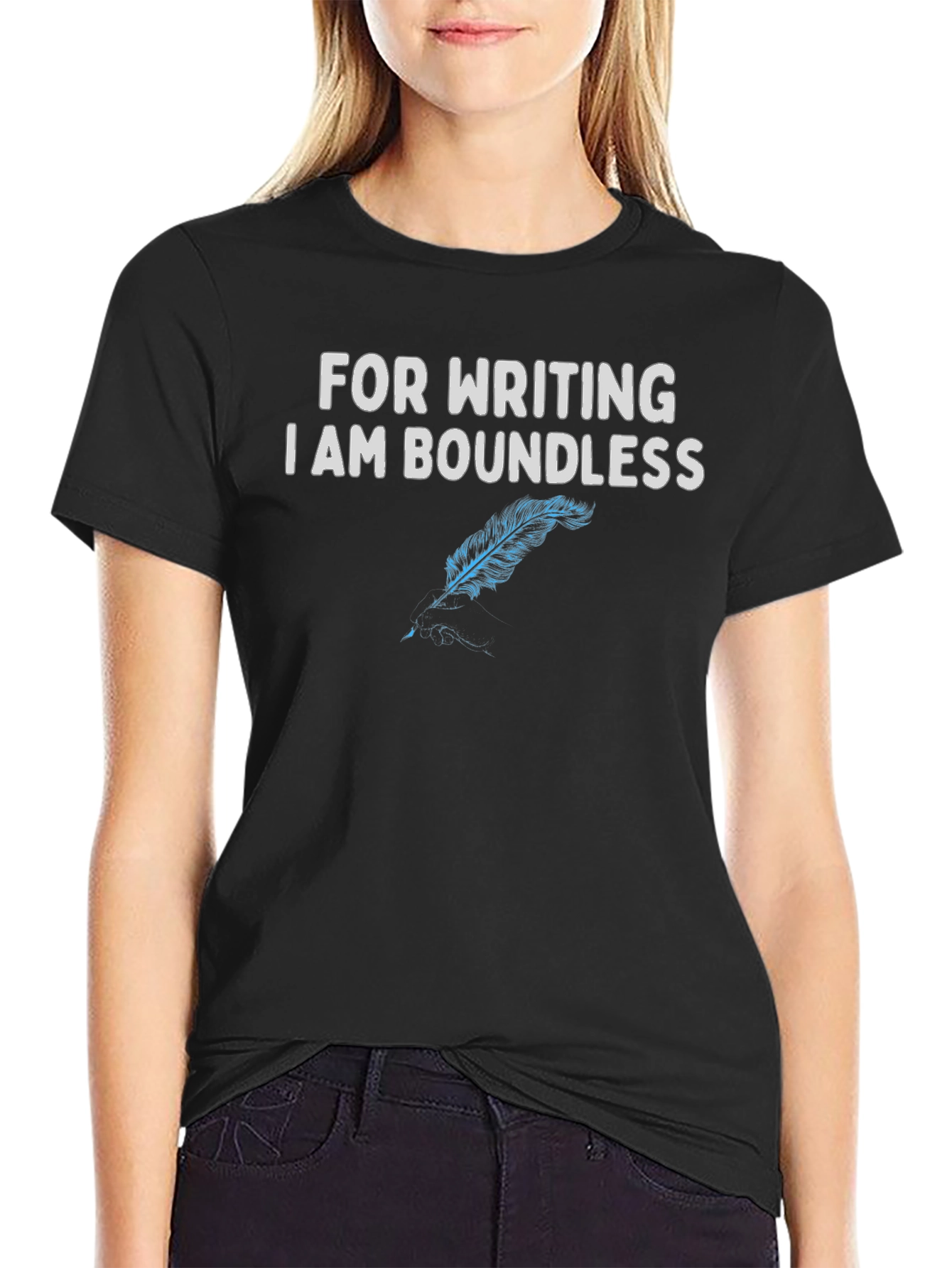 Boundless Writing T-Shirt - Quill Design