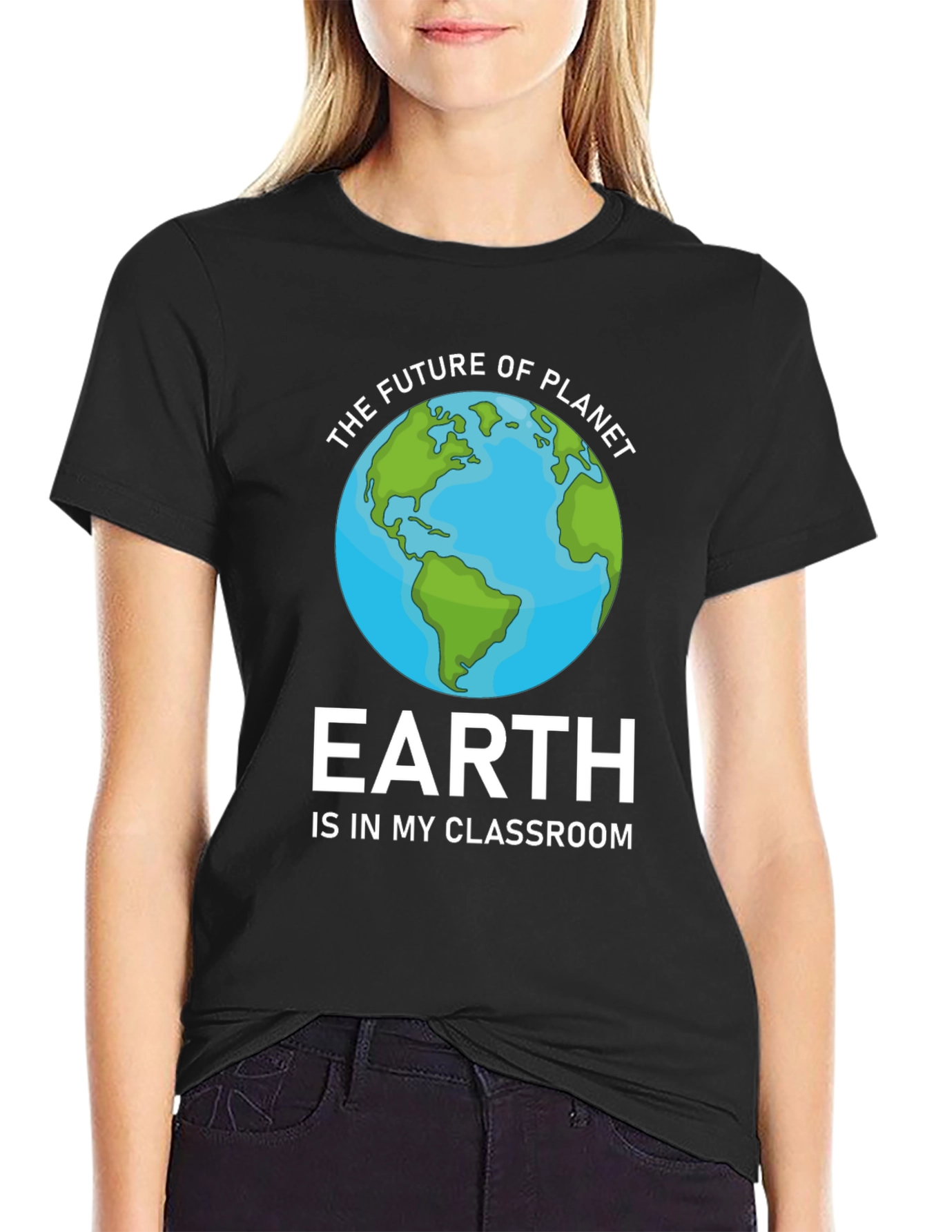 Planet Earth Teacher T-Shirt