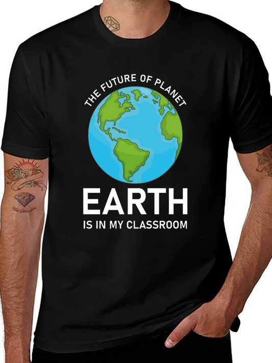 Planet Earth Teacher T-Shirt