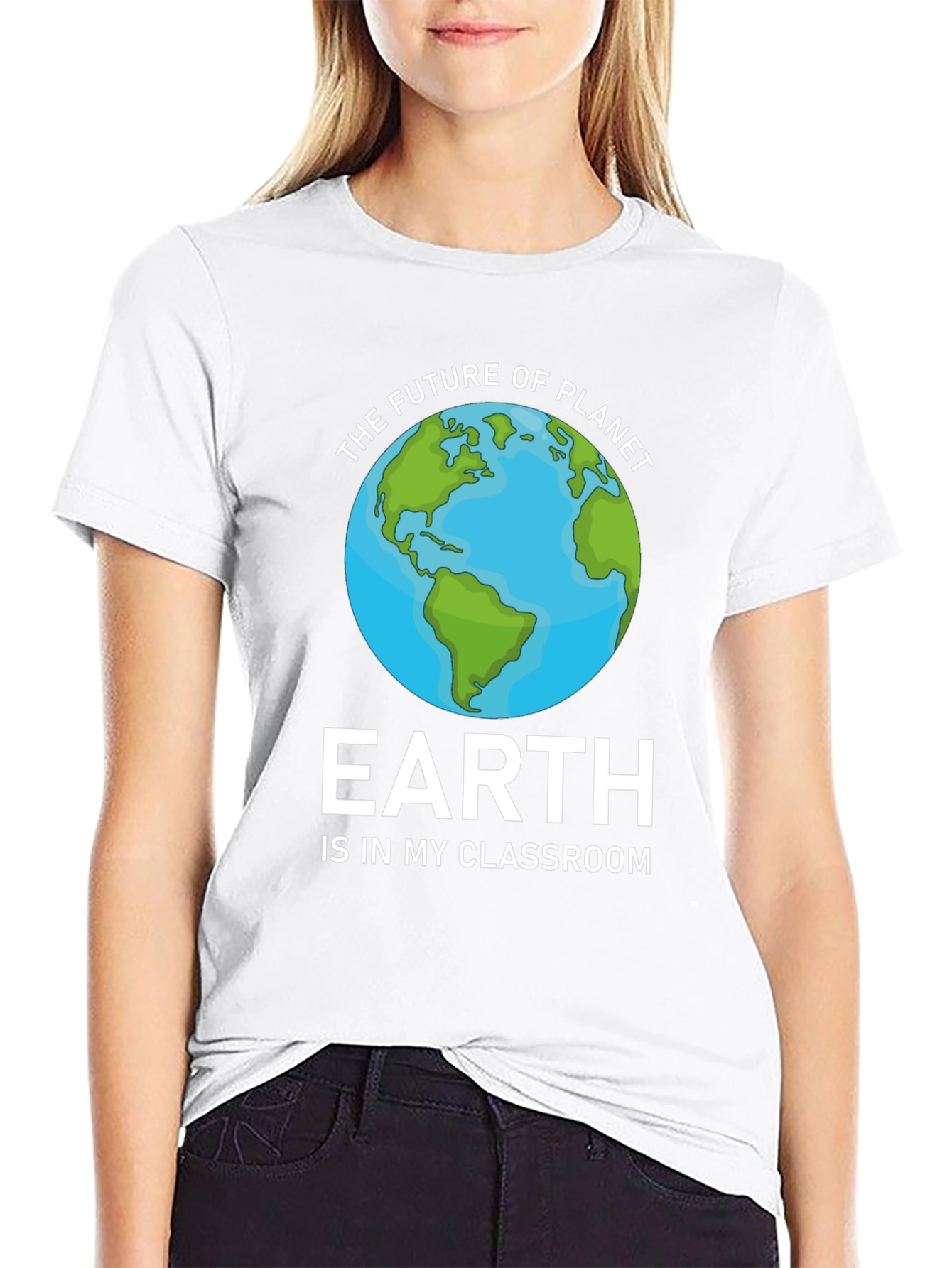 Planet Earth Teacher T-Shirt