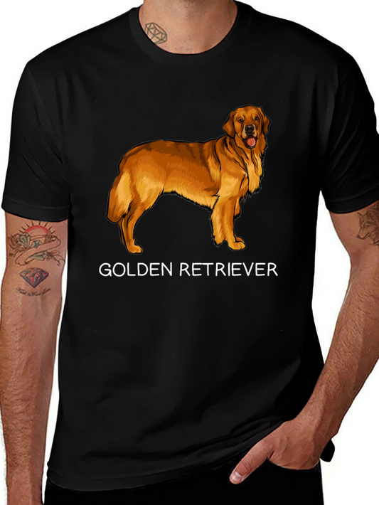Golden Retriever Graphic T-Shirt | Dog Lover Tee