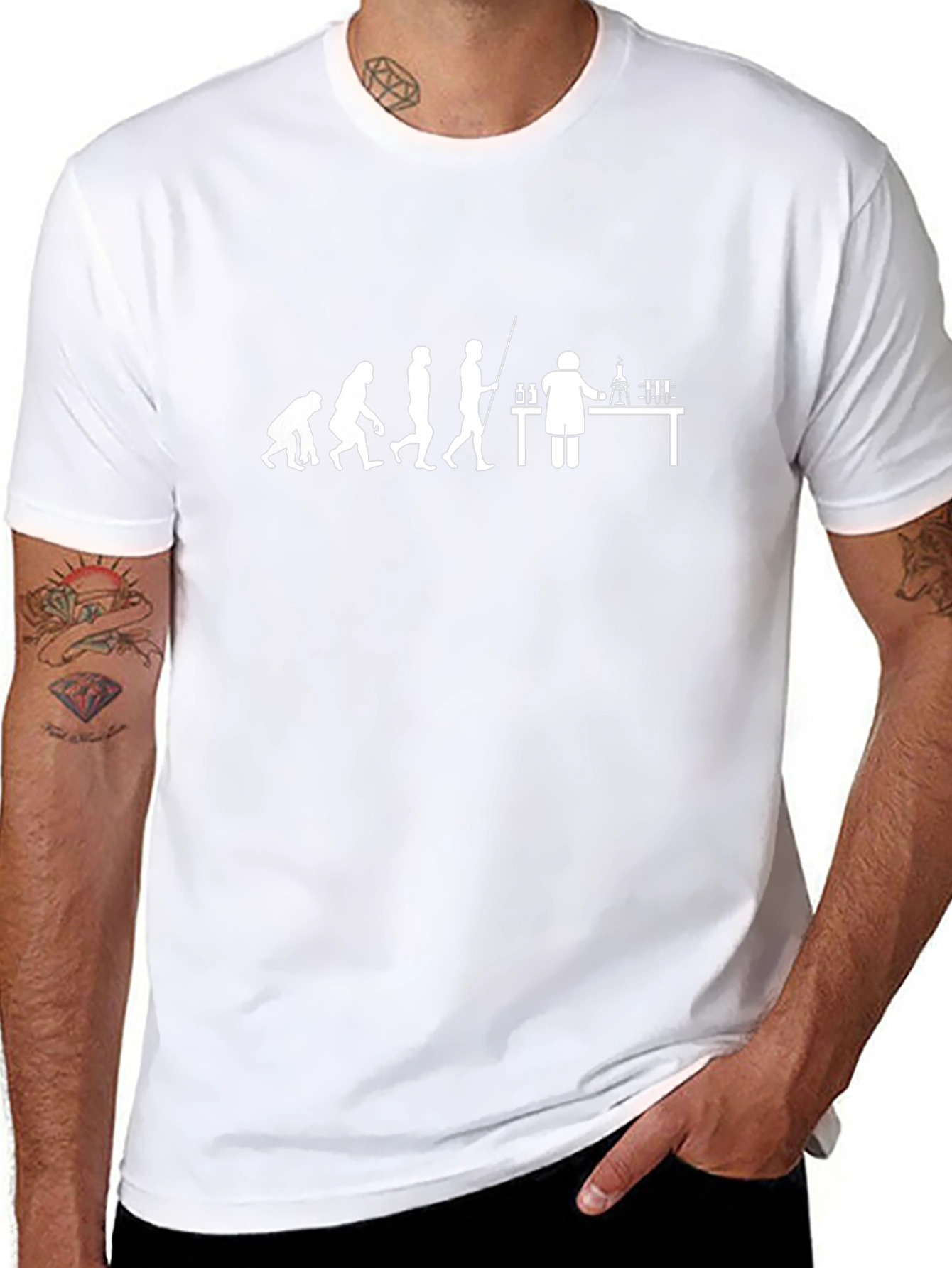 Evolution of Science T-Shirt - Black