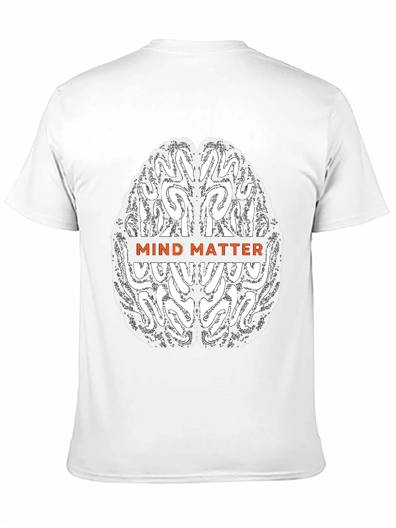 Mind Matter Brain Graphic Tee - Black