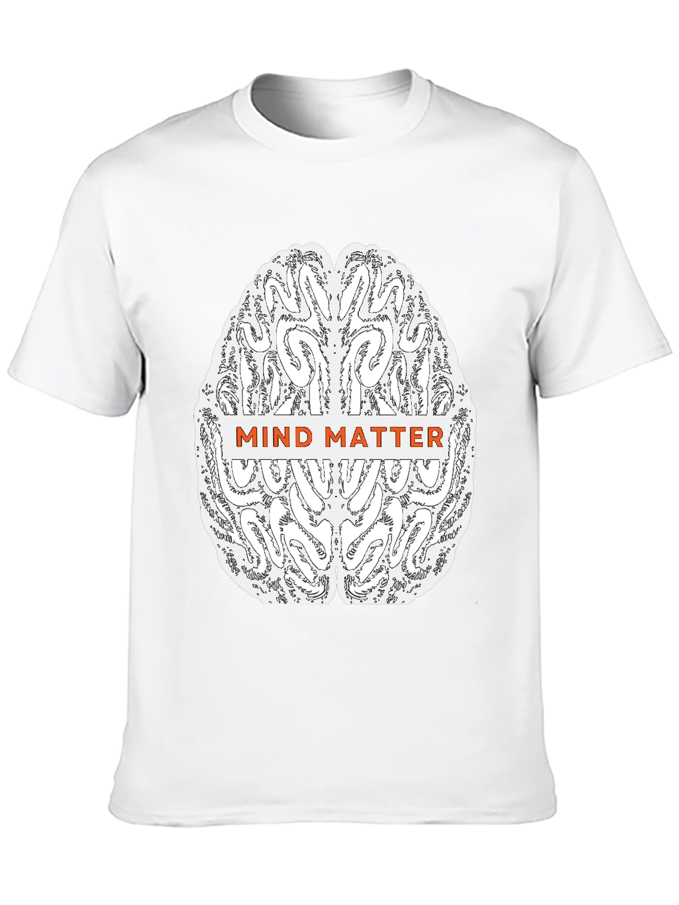 Mind Matter Brain Graphic Tee - Black