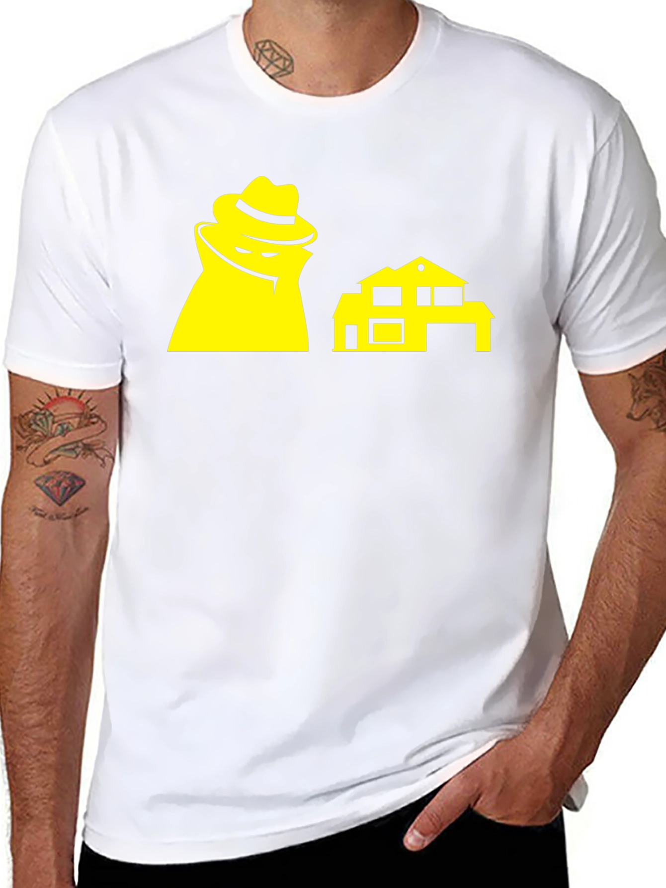Neighborhood Watch T-Shirt - Black Cotton Tee