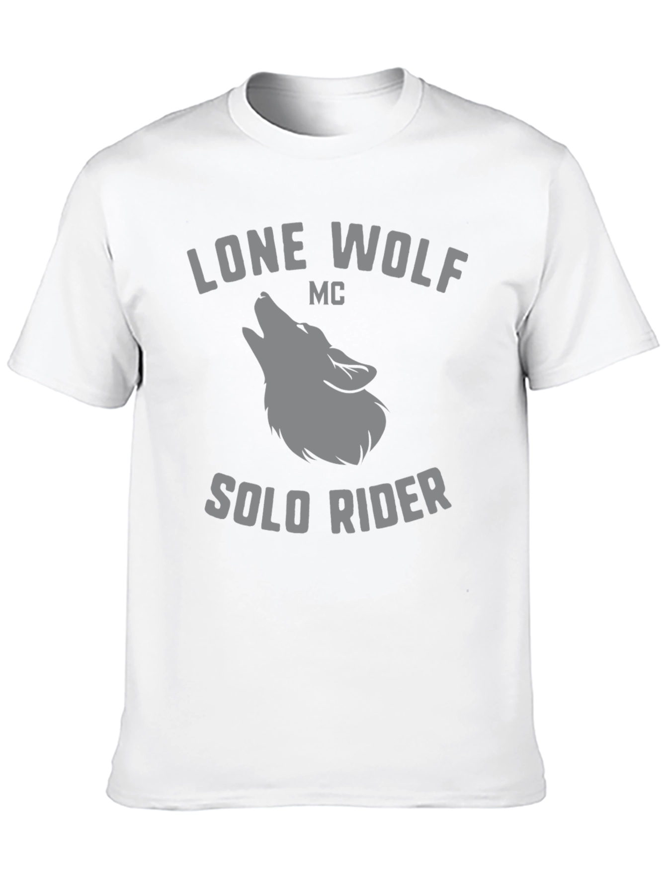 Lone Wolf MC - Solo Rider Black T-Shirt