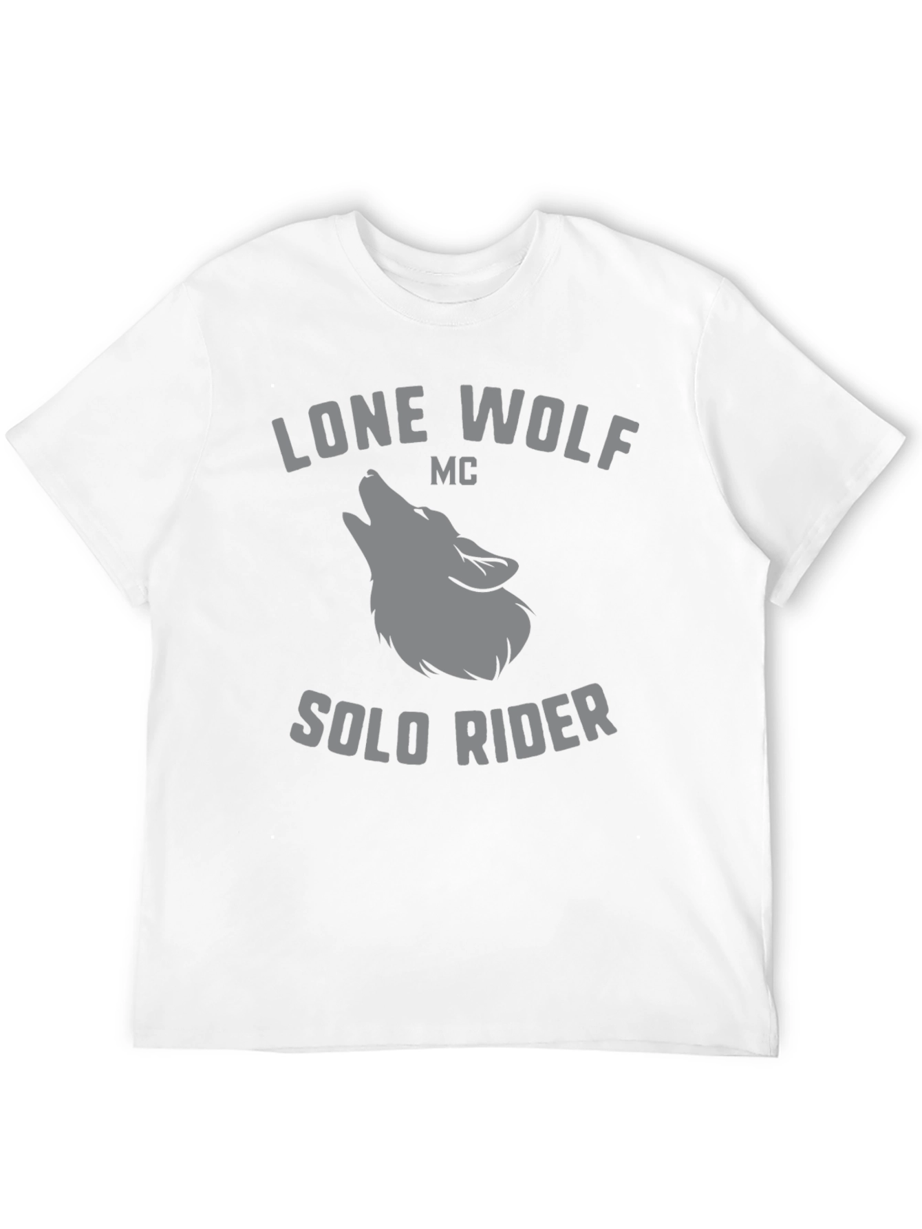 Lone Wolf MC - Solo Rider Black T-Shirt