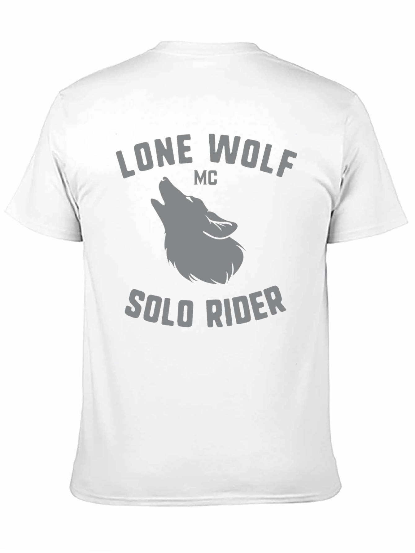 Lone Wolf MC - Solo Rider Black T-Shirt