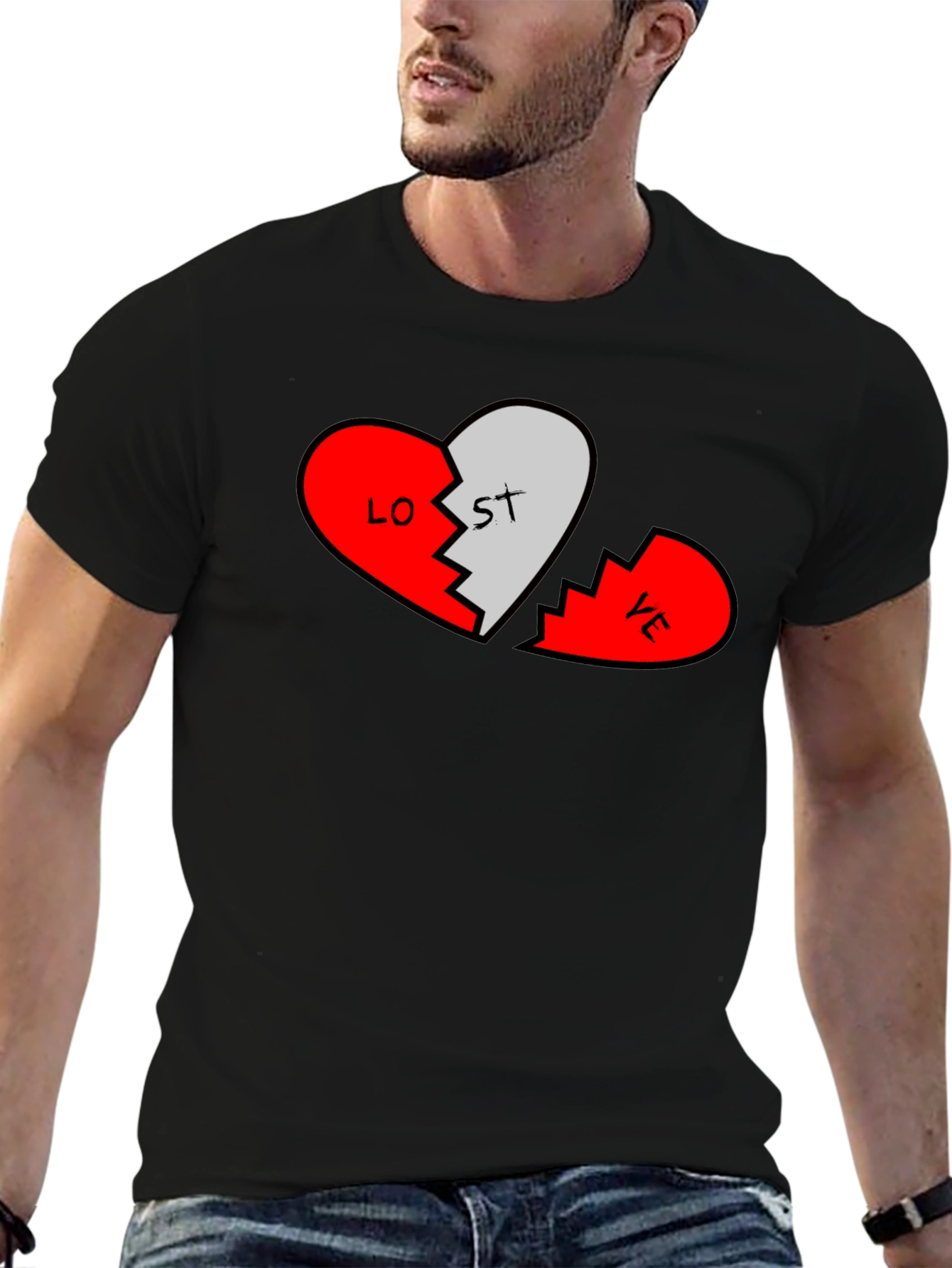 Broken Heart Lost Love Graphic Tee