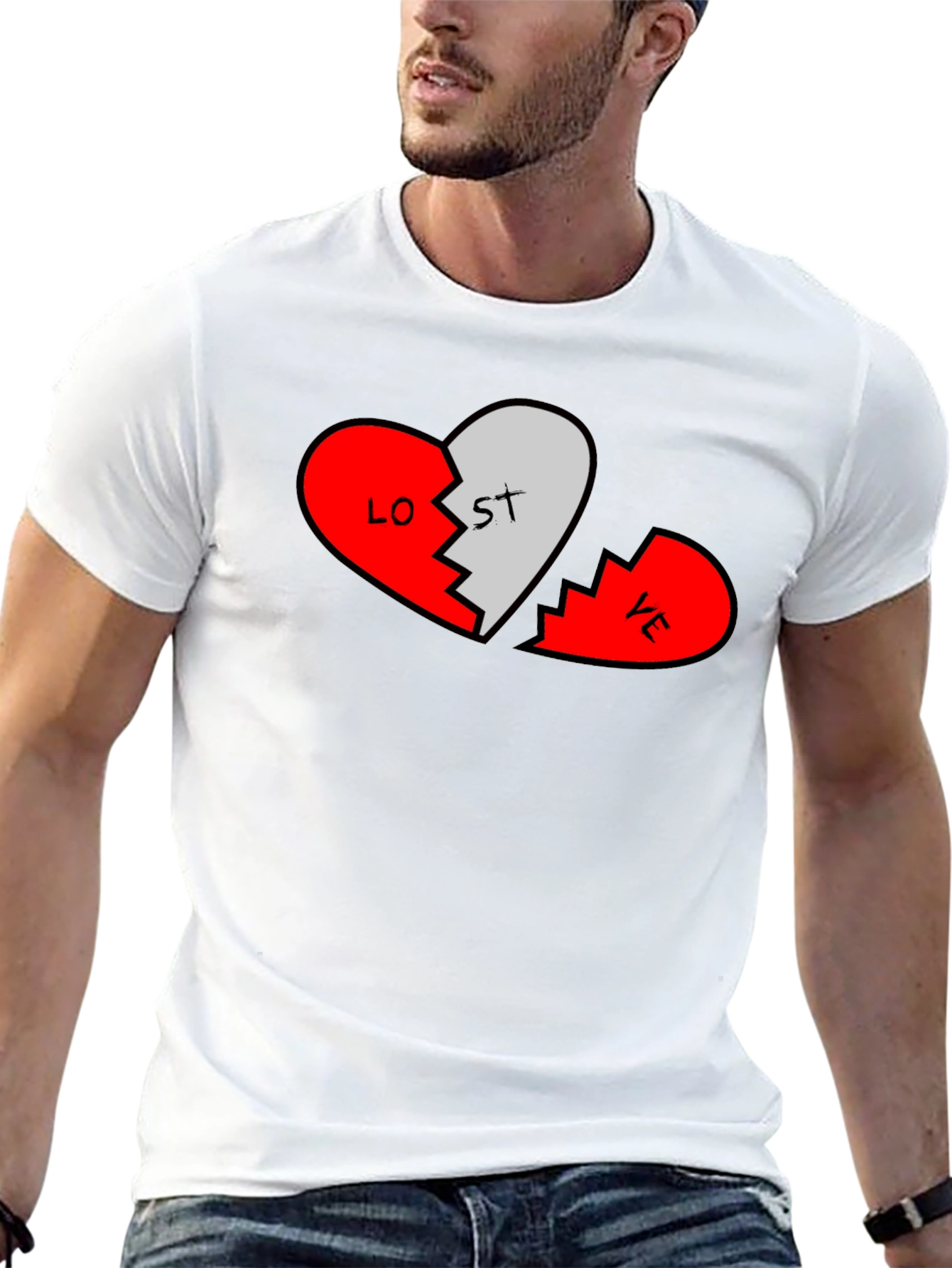 Broken Heart Lost Love Graphic Tee