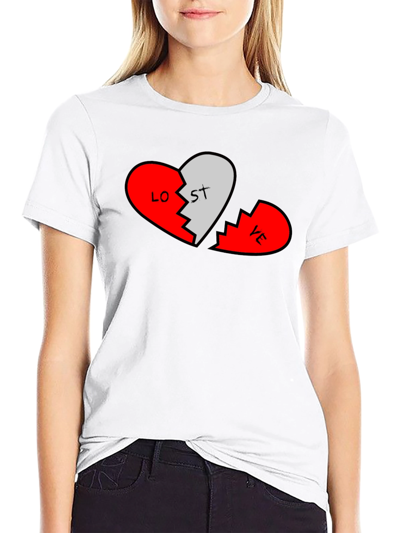 Broken Heart Lost Love Graphic Tee