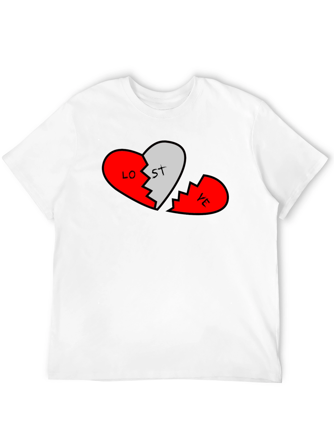 Broken Heart Lost Love Graphic Tee