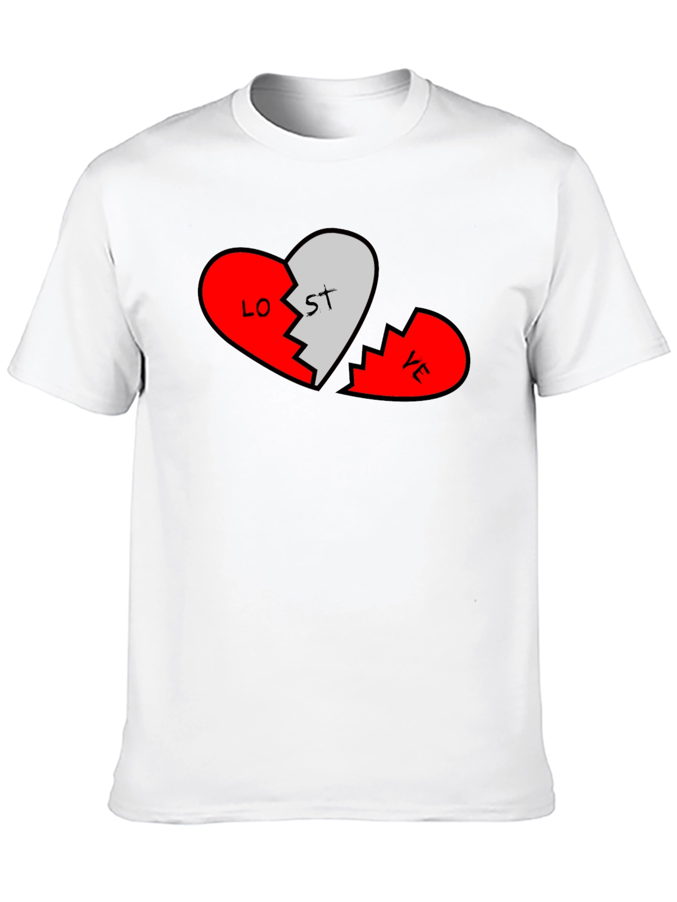 Broken Heart Lost Love Graphic Tee