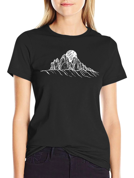 Mountain Graphic Black T-Shirt