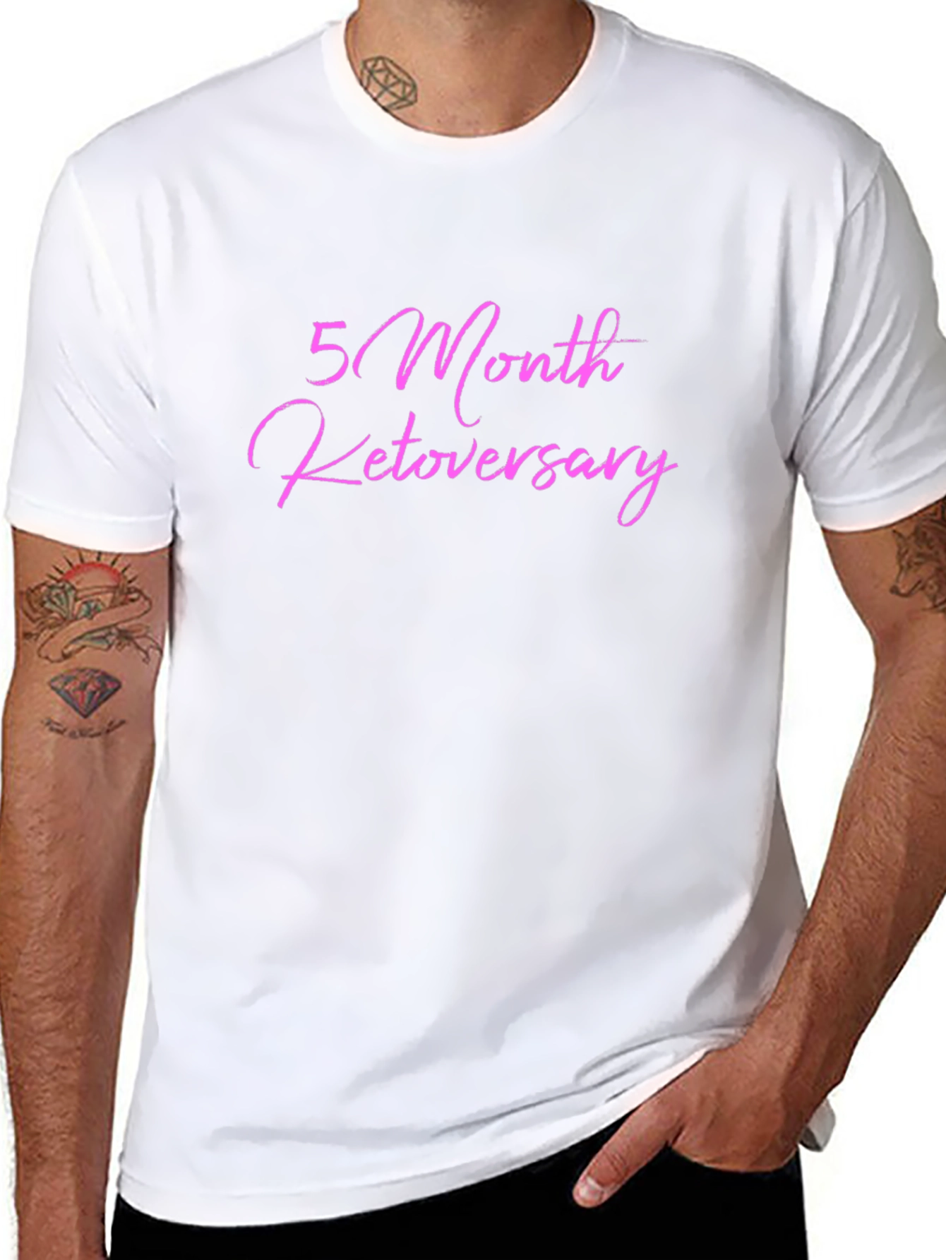 5 Month Ketoversary Black T-Shirt